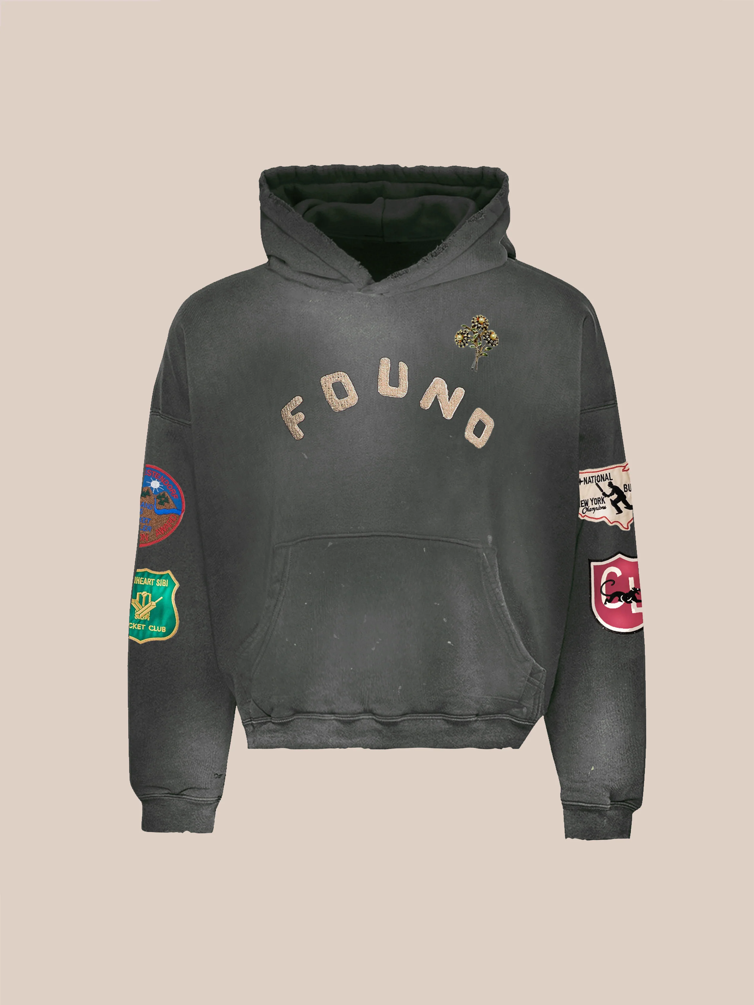 Found Logo Patch Hoodie