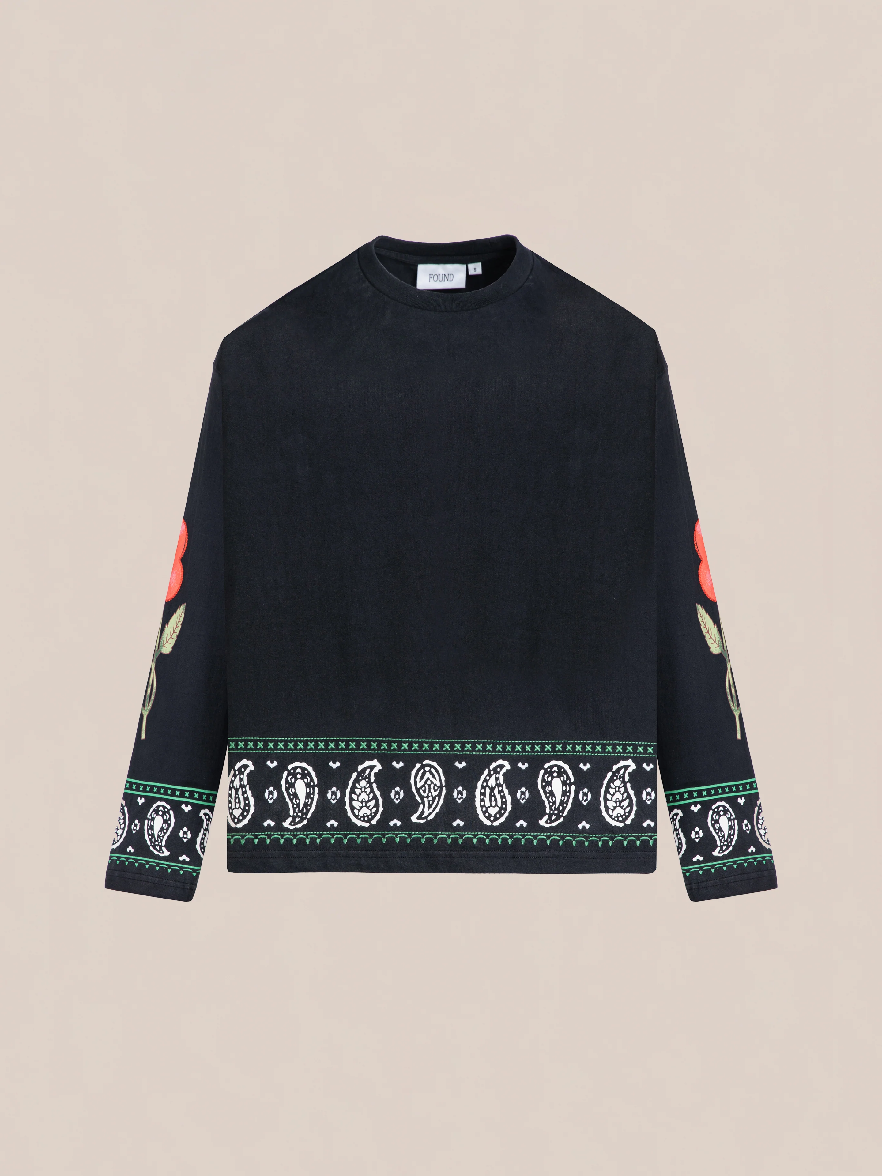 Garden Bloom Embroidered LS Tee - Image 4