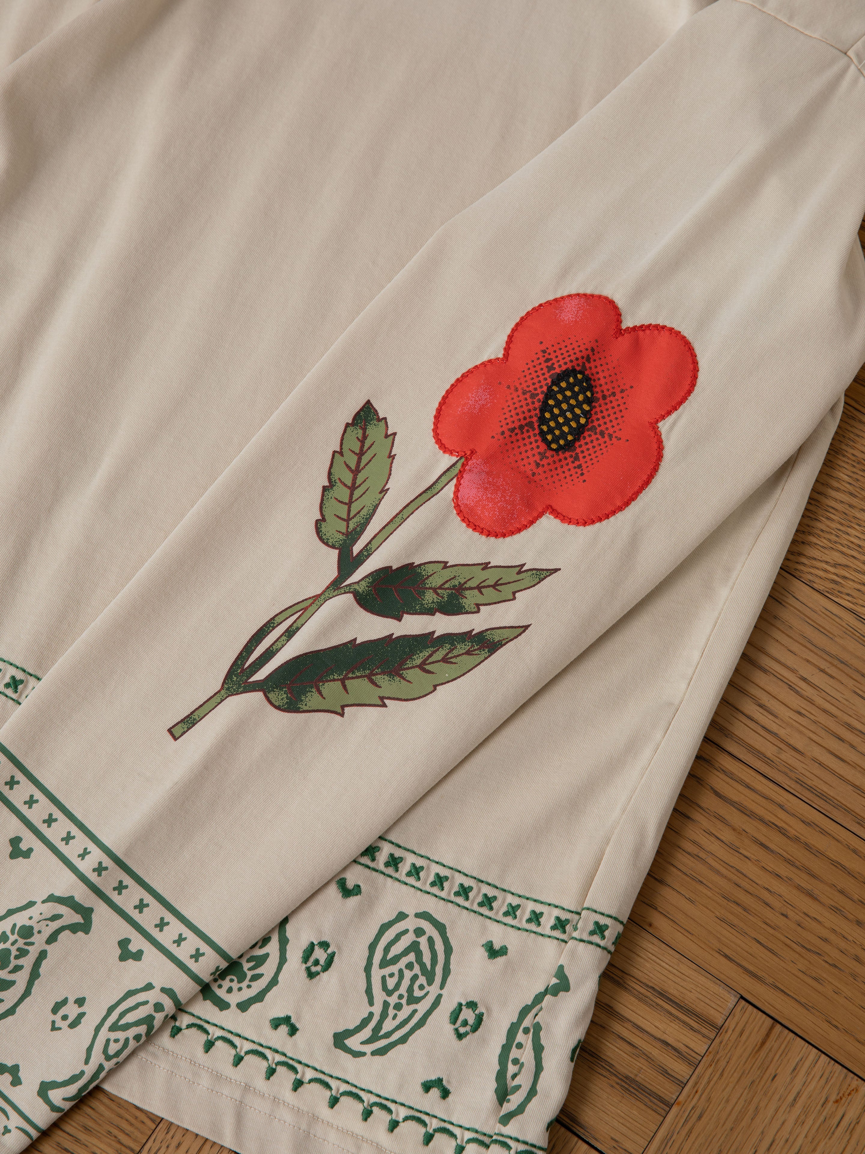 Garden Bloom Embroidered LS Tee - Image 9