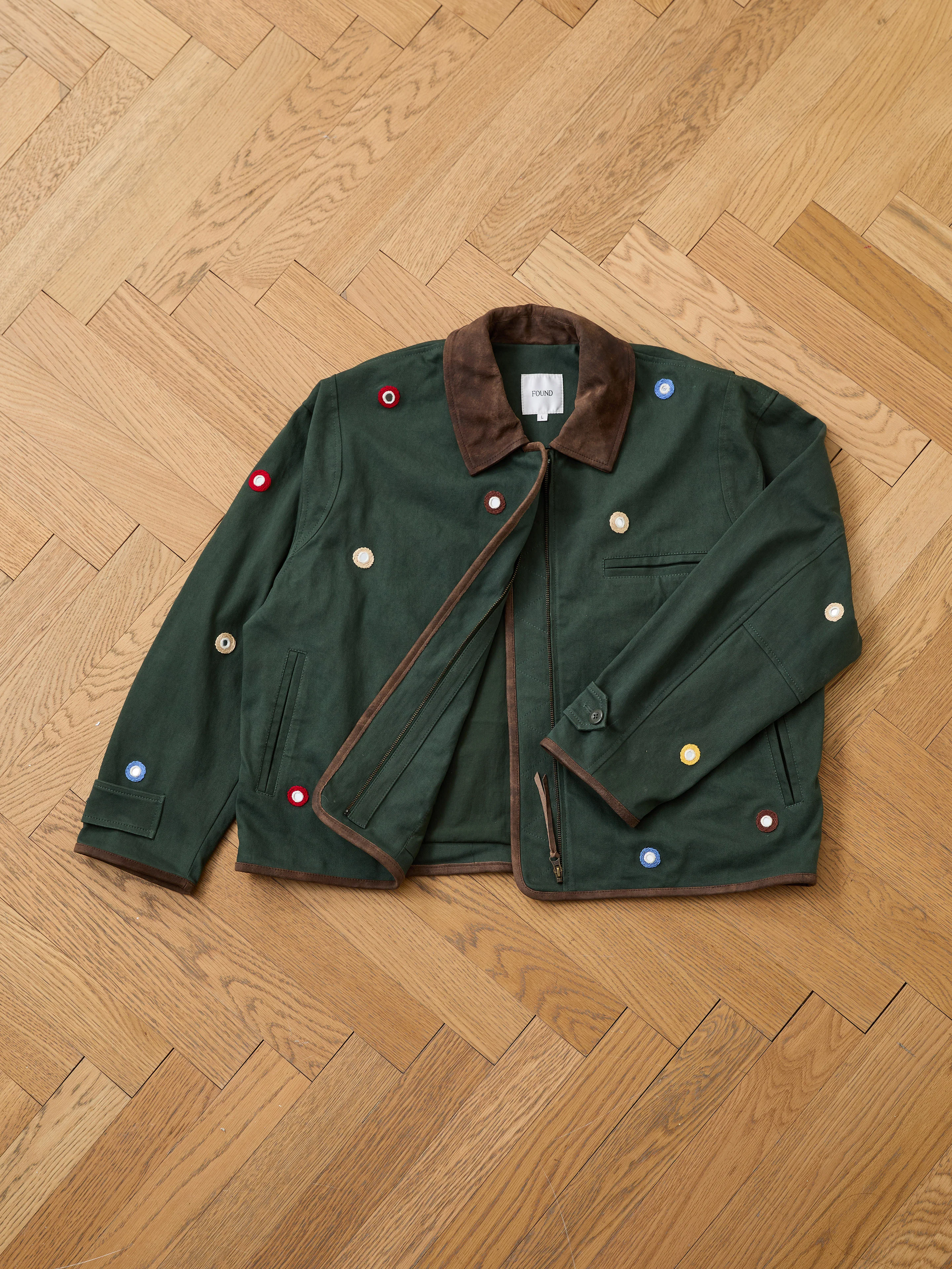 Hand Embroidered Mirror Abhala Jacket - Image 12