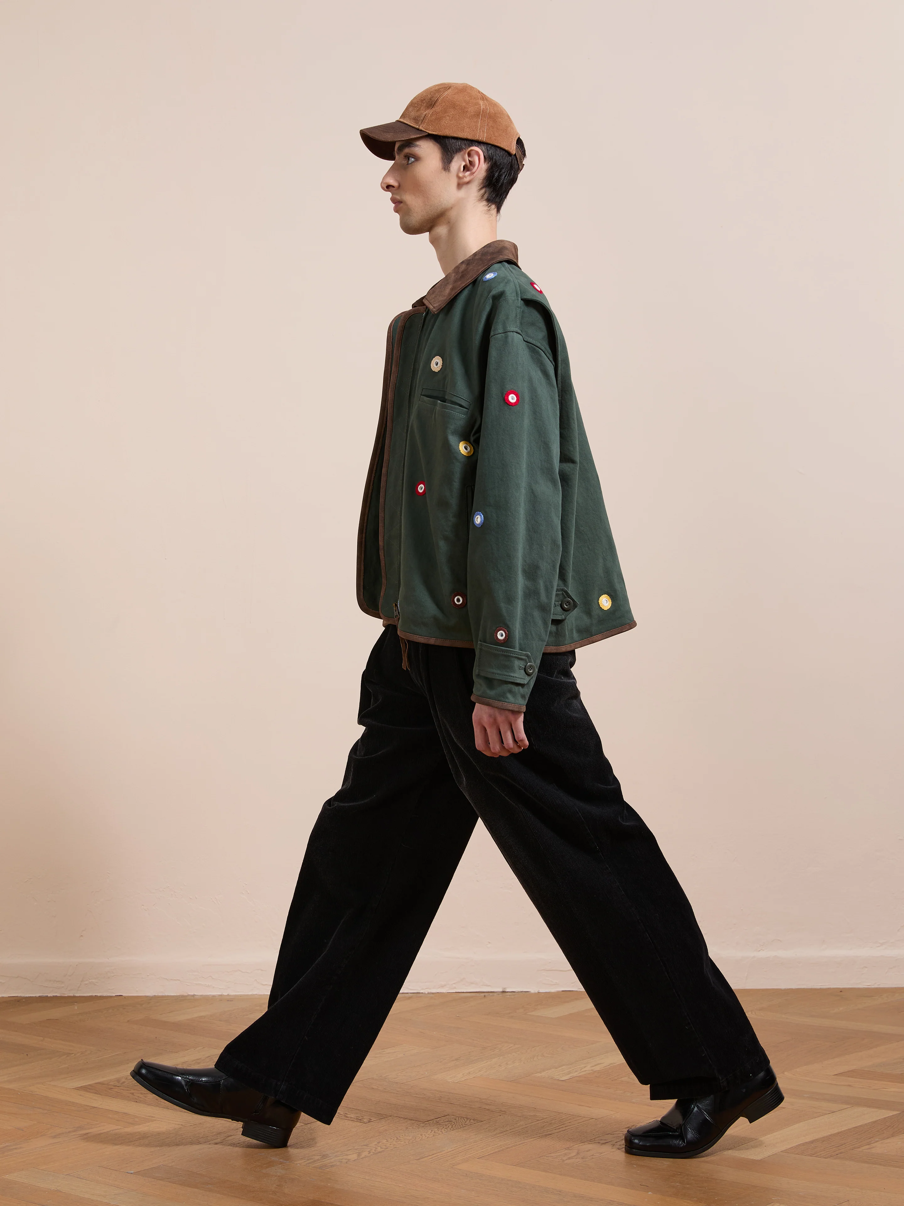 Hand Embroidered Mirror Abhala Jacket - Image 8