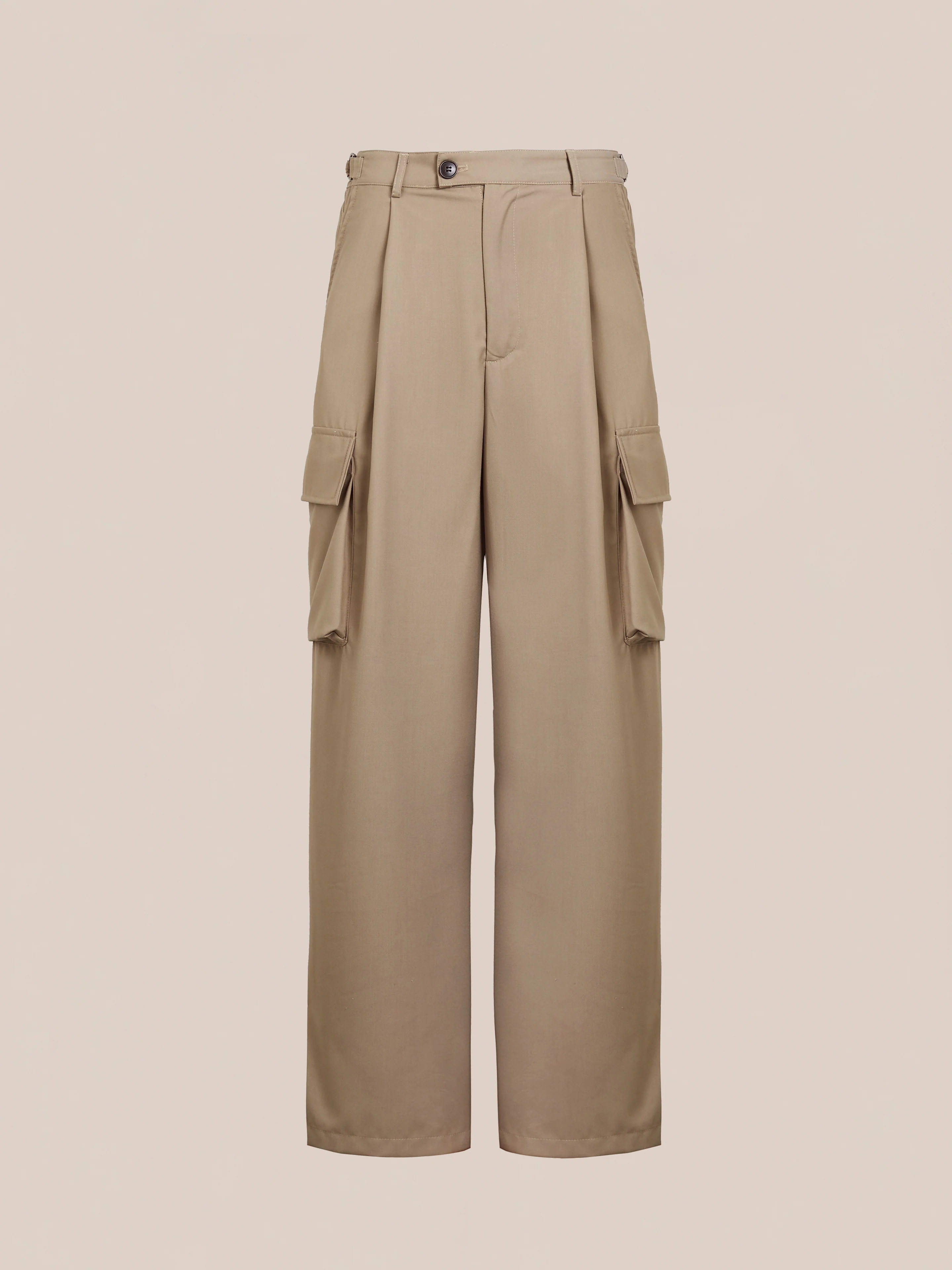 Hava Pleated Cargo Trousers - Image 5
