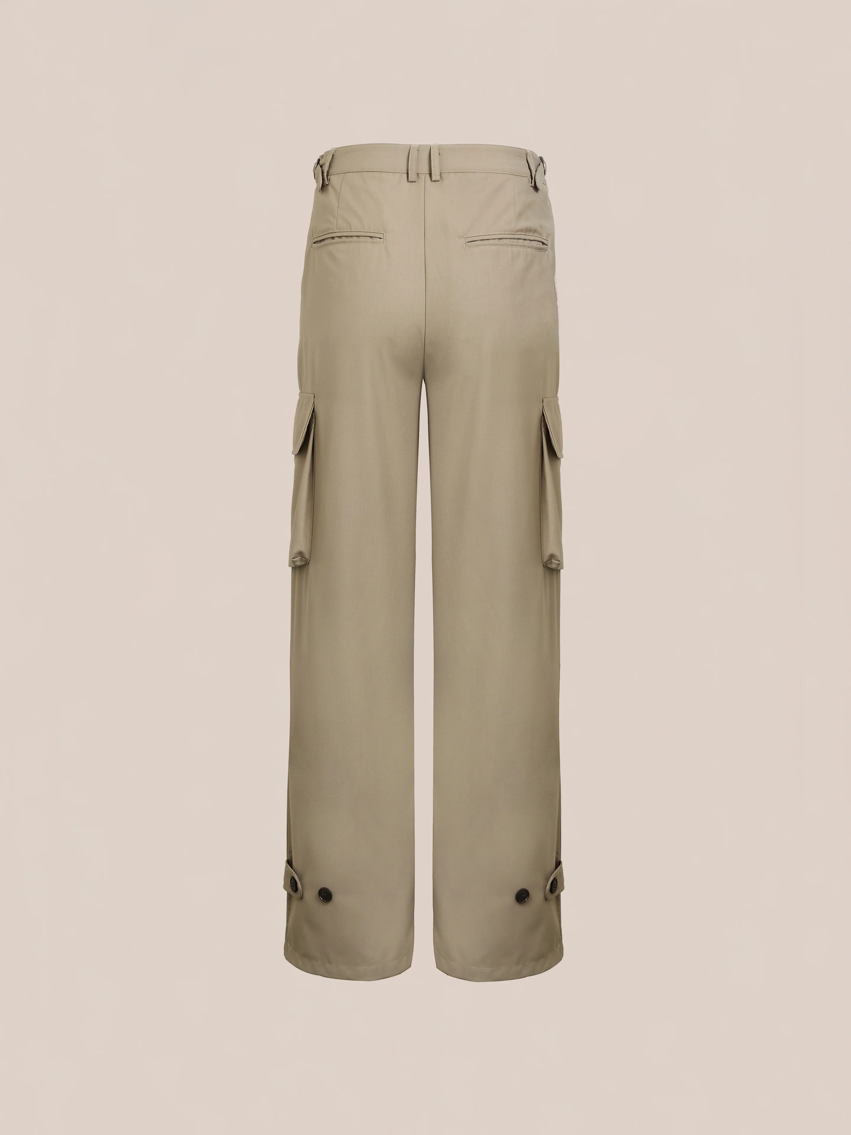 Hava Pleated Cargo Trousers - Image 6