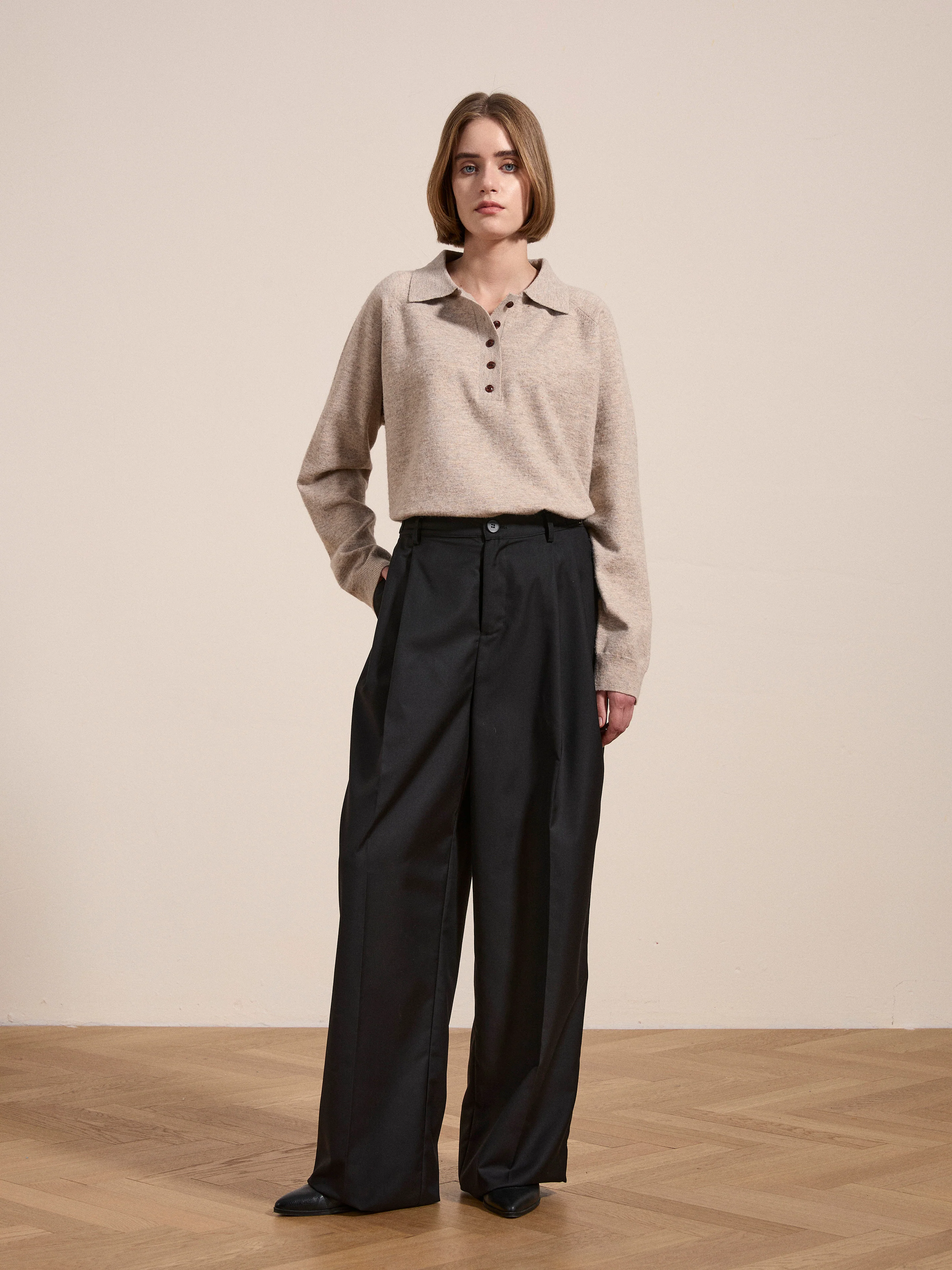 Hay Collared Knit Henley - Image 8
