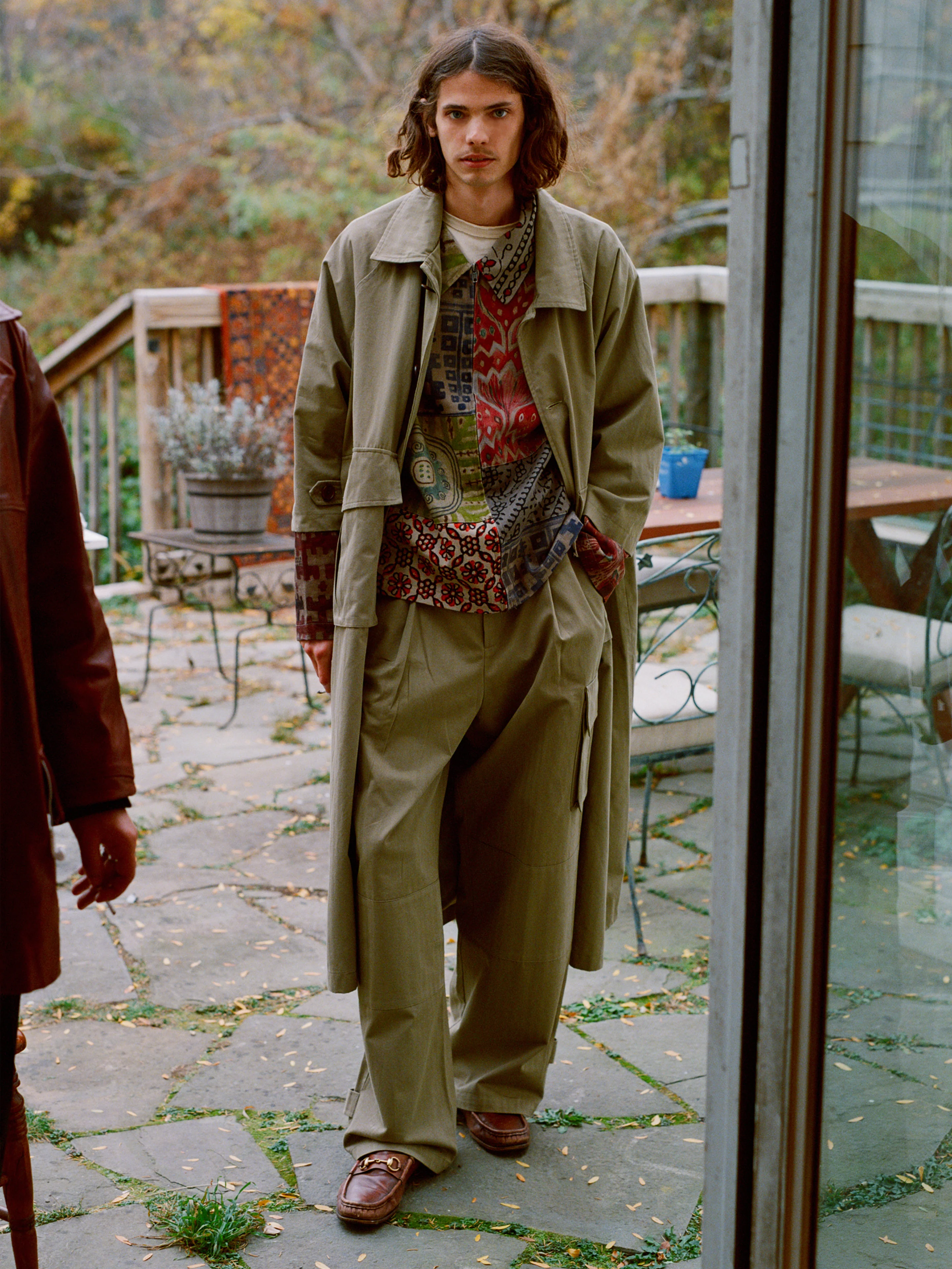 Herringbone Twill Trench Coat - Image 15