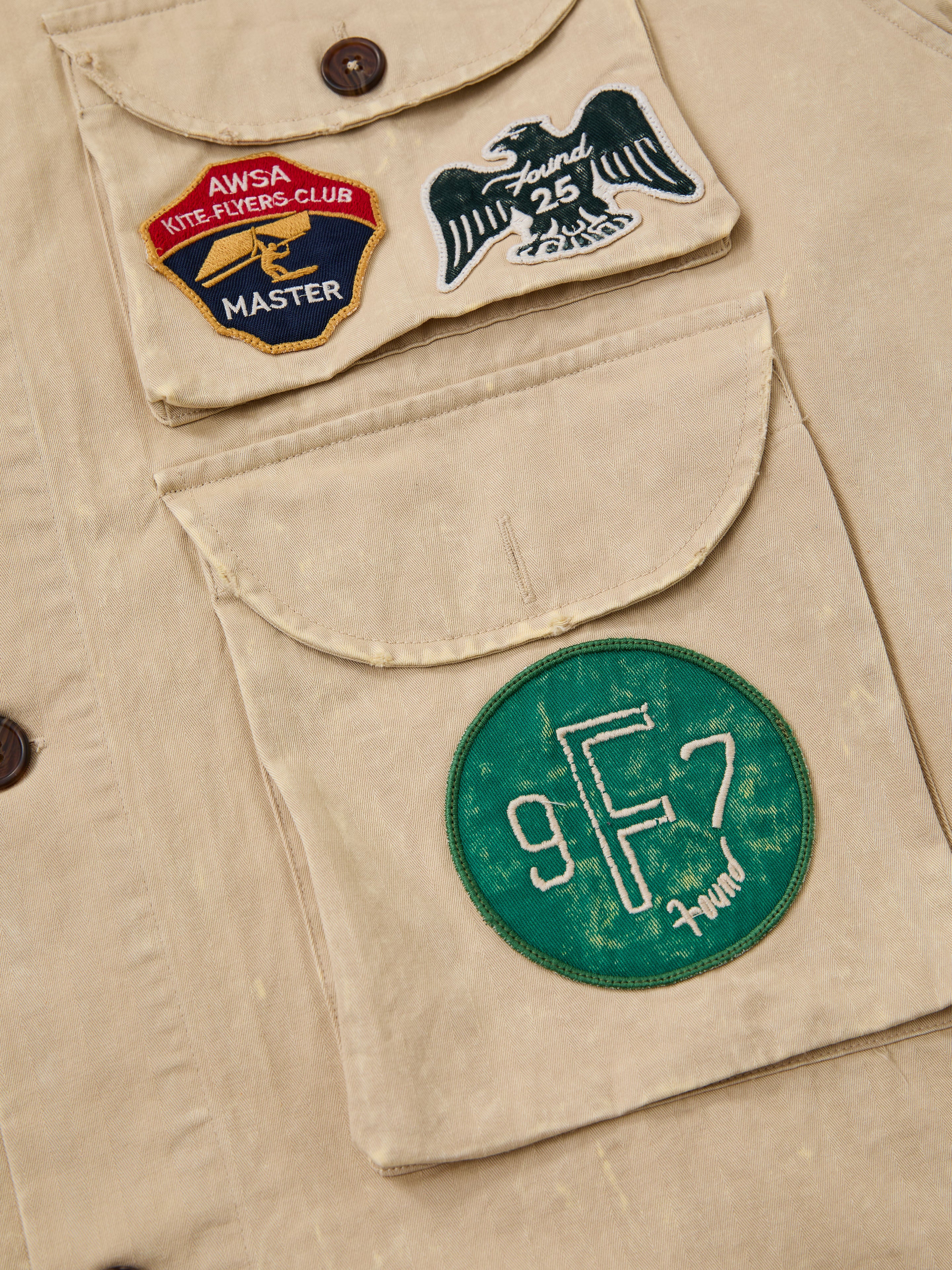 Herringbone Utility Patchwork Jacket - Image 23