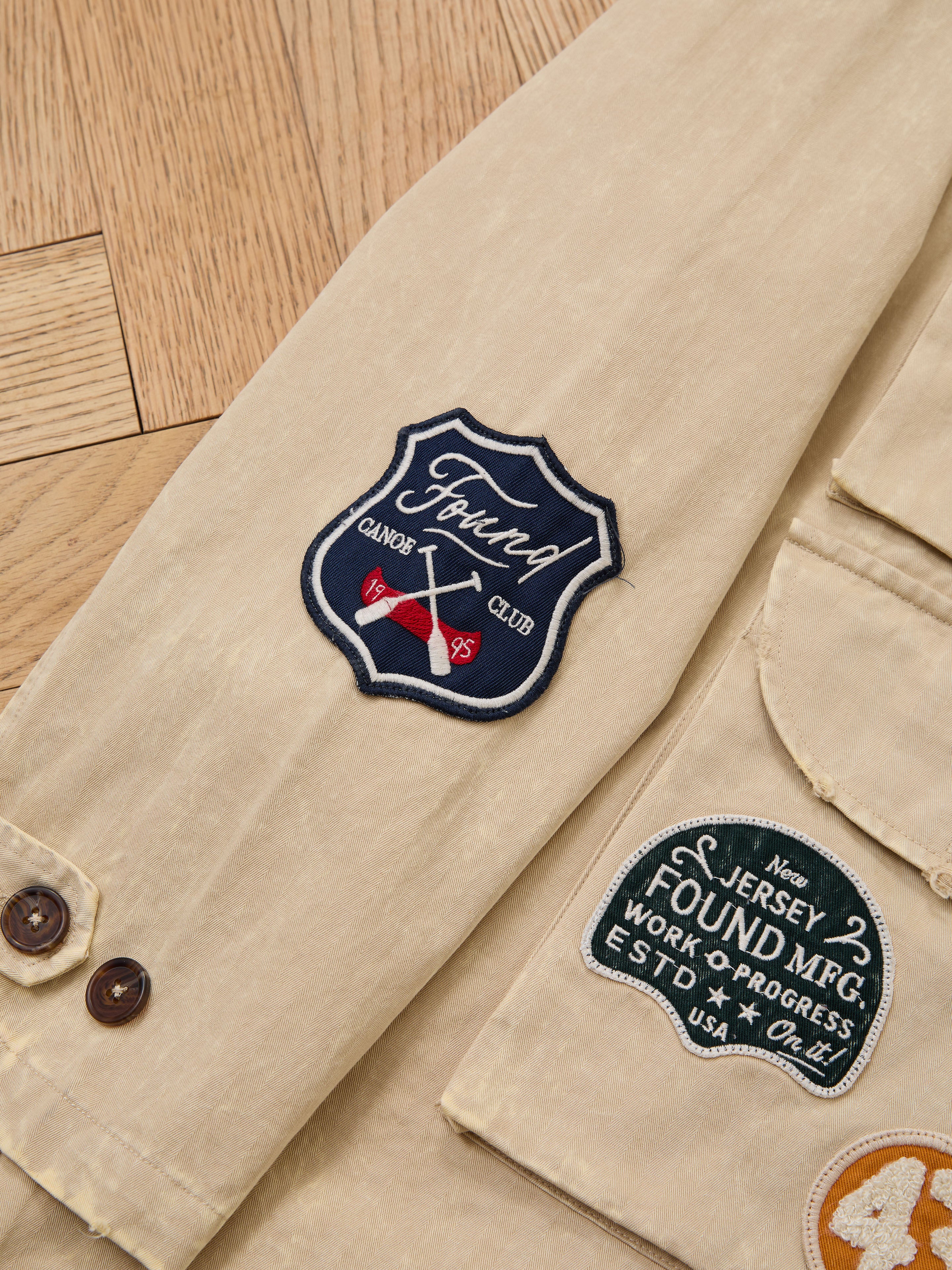 Herringbone Utility Patchwork Jacket - Image 24