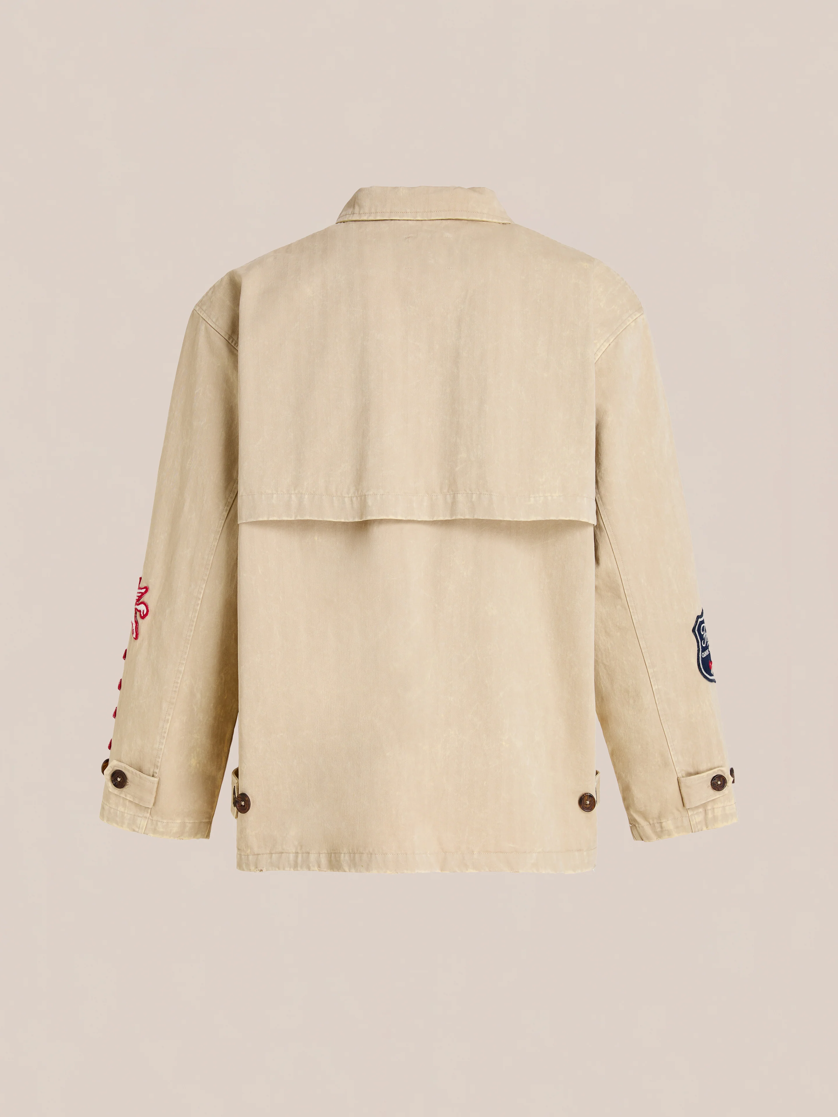 Herringbone Utility Patchwork Jacket - Image 6