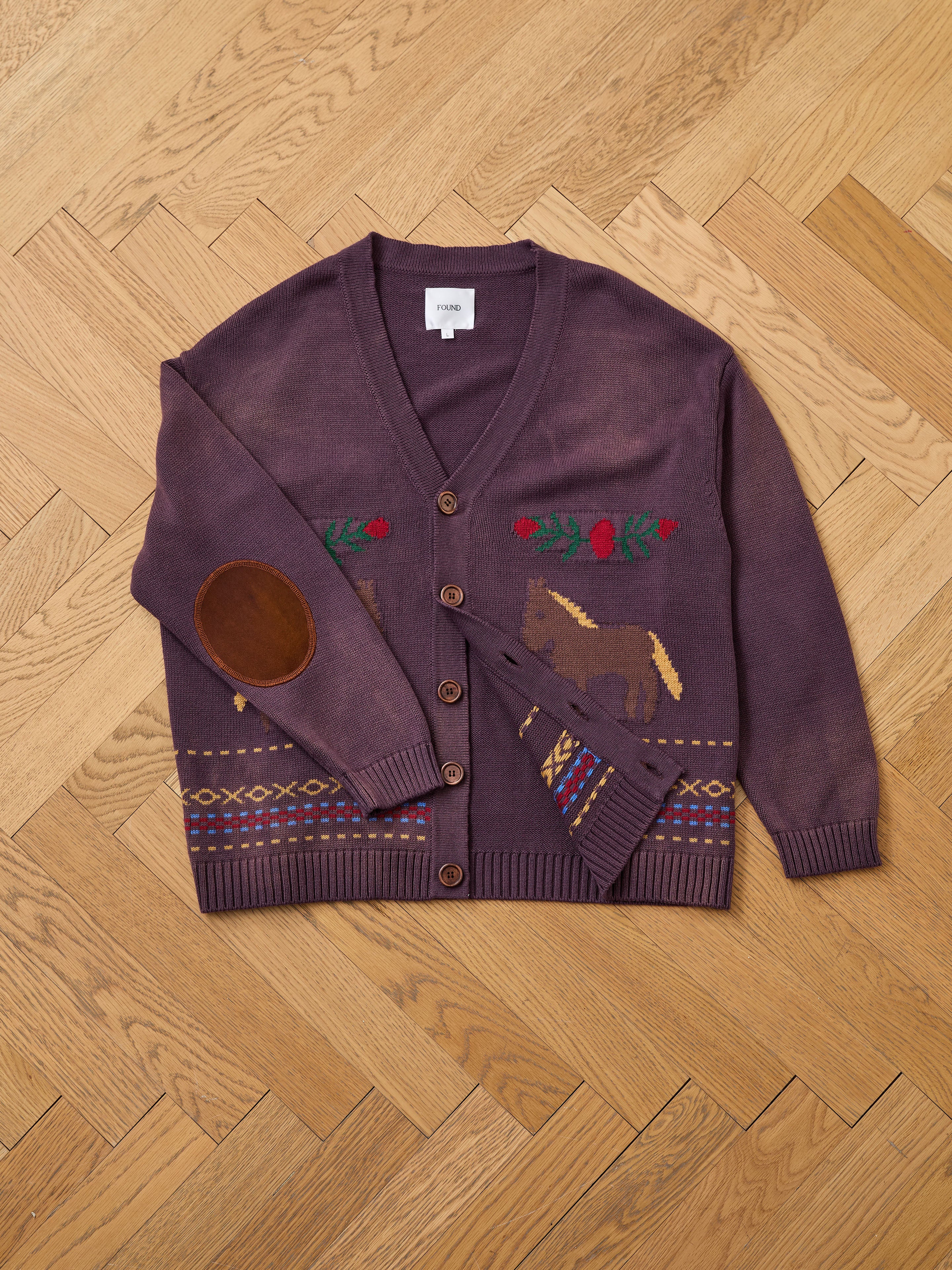 Horse Jacquard Cardigan - Image 13