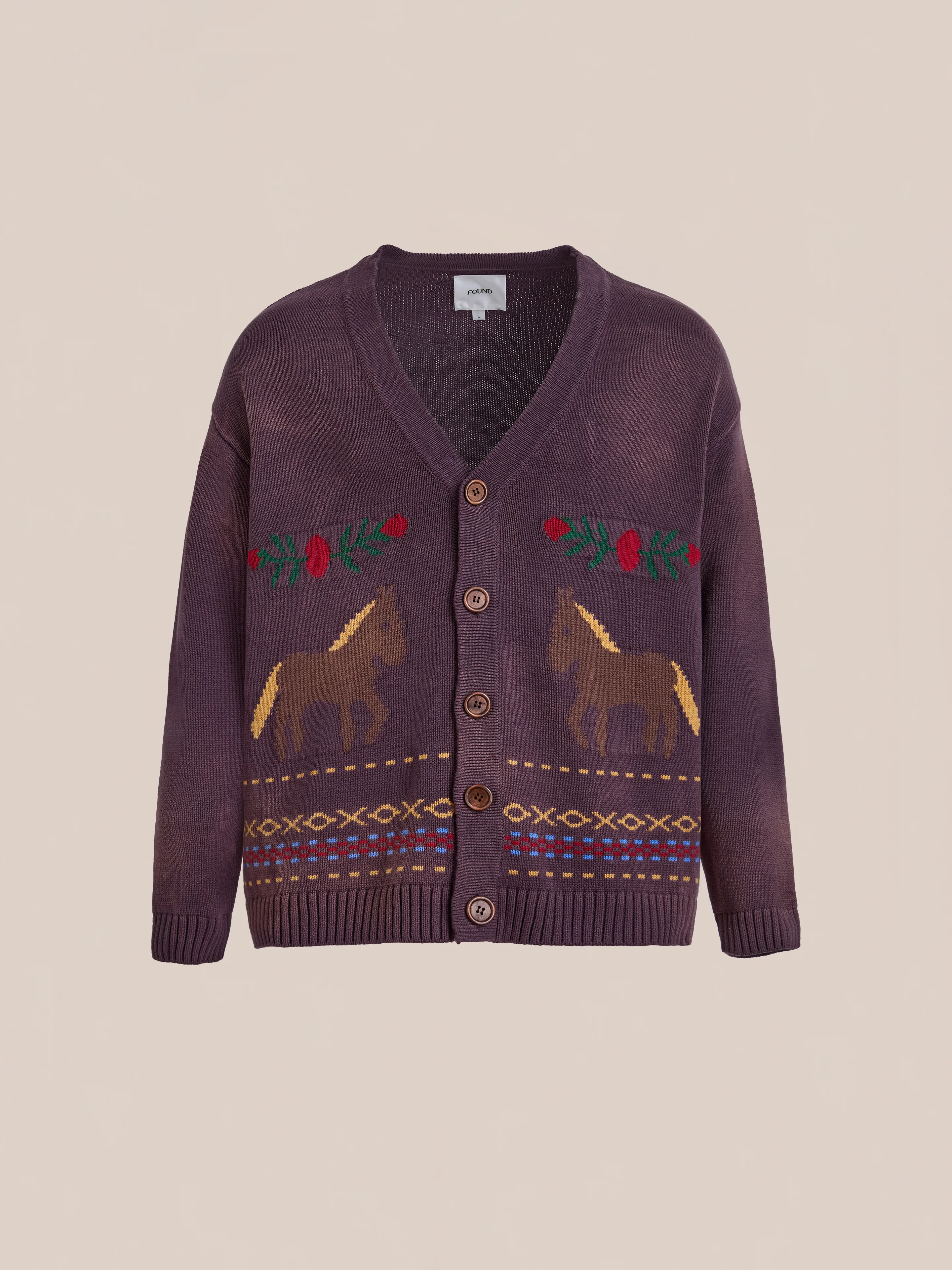 Horse Jacquard Cardigan - Image 6
