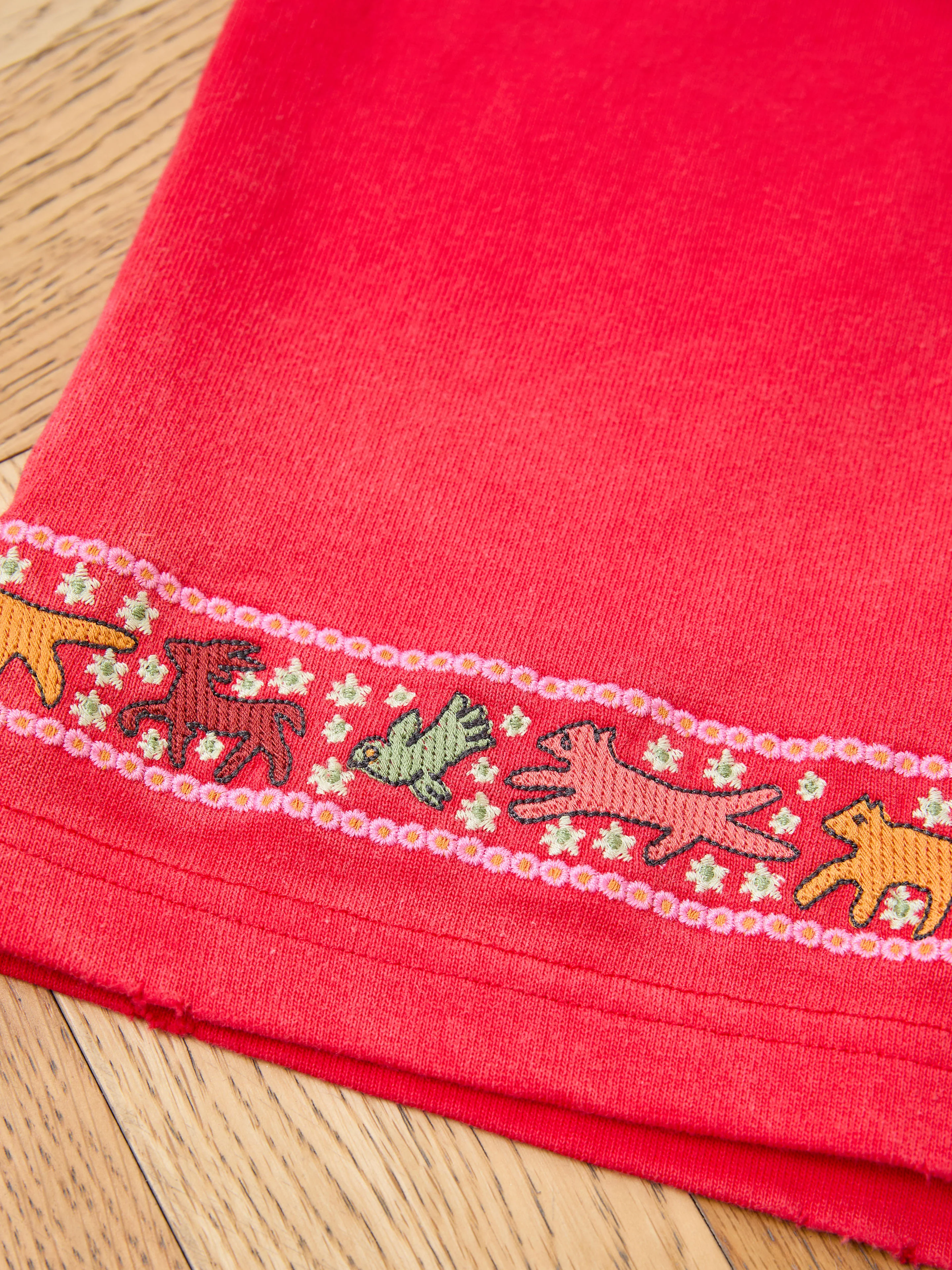 Horse Motif Embroidered Tee - Image 10