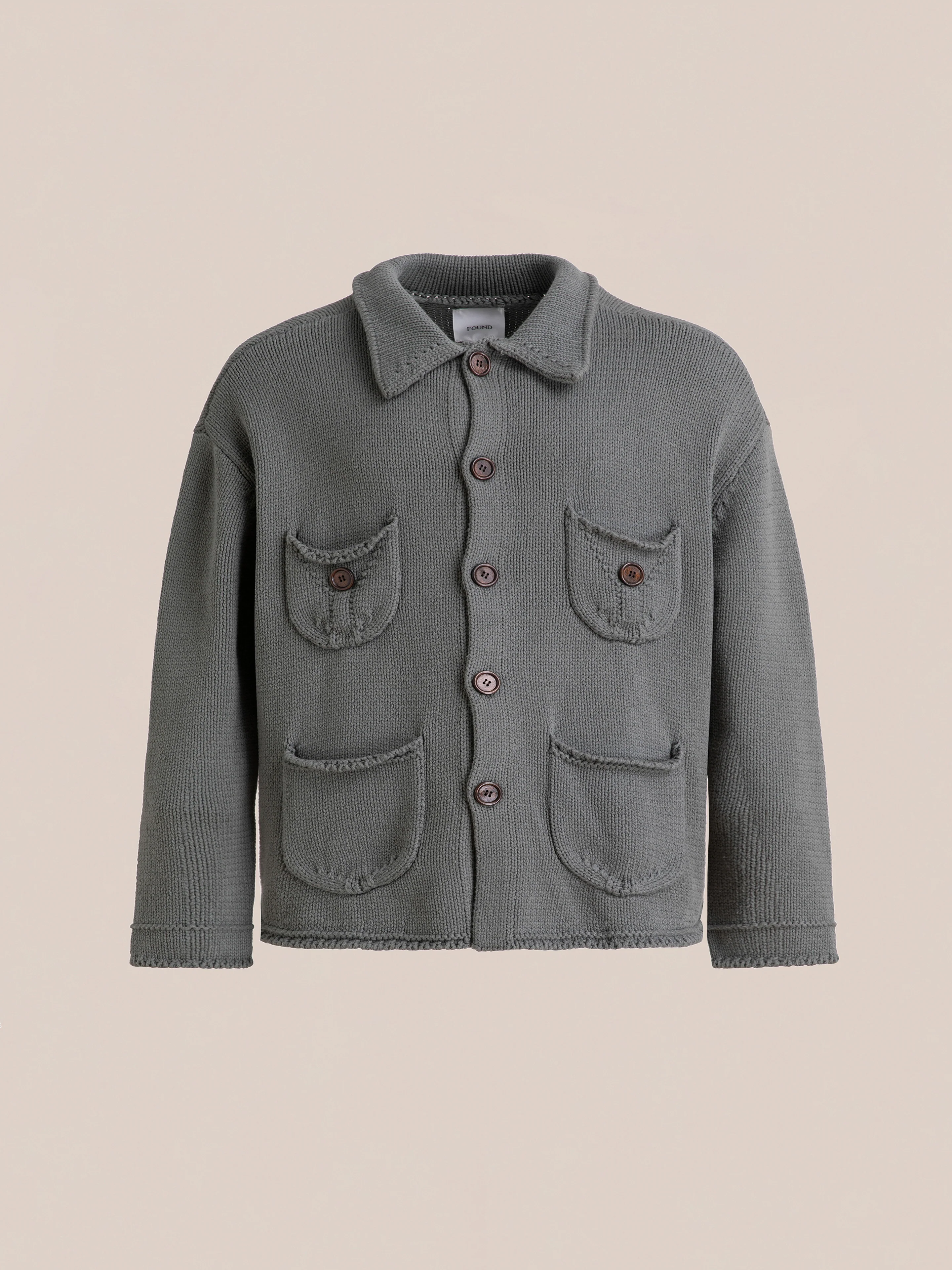 Hunter Knit Collared Cardigan - Image 5