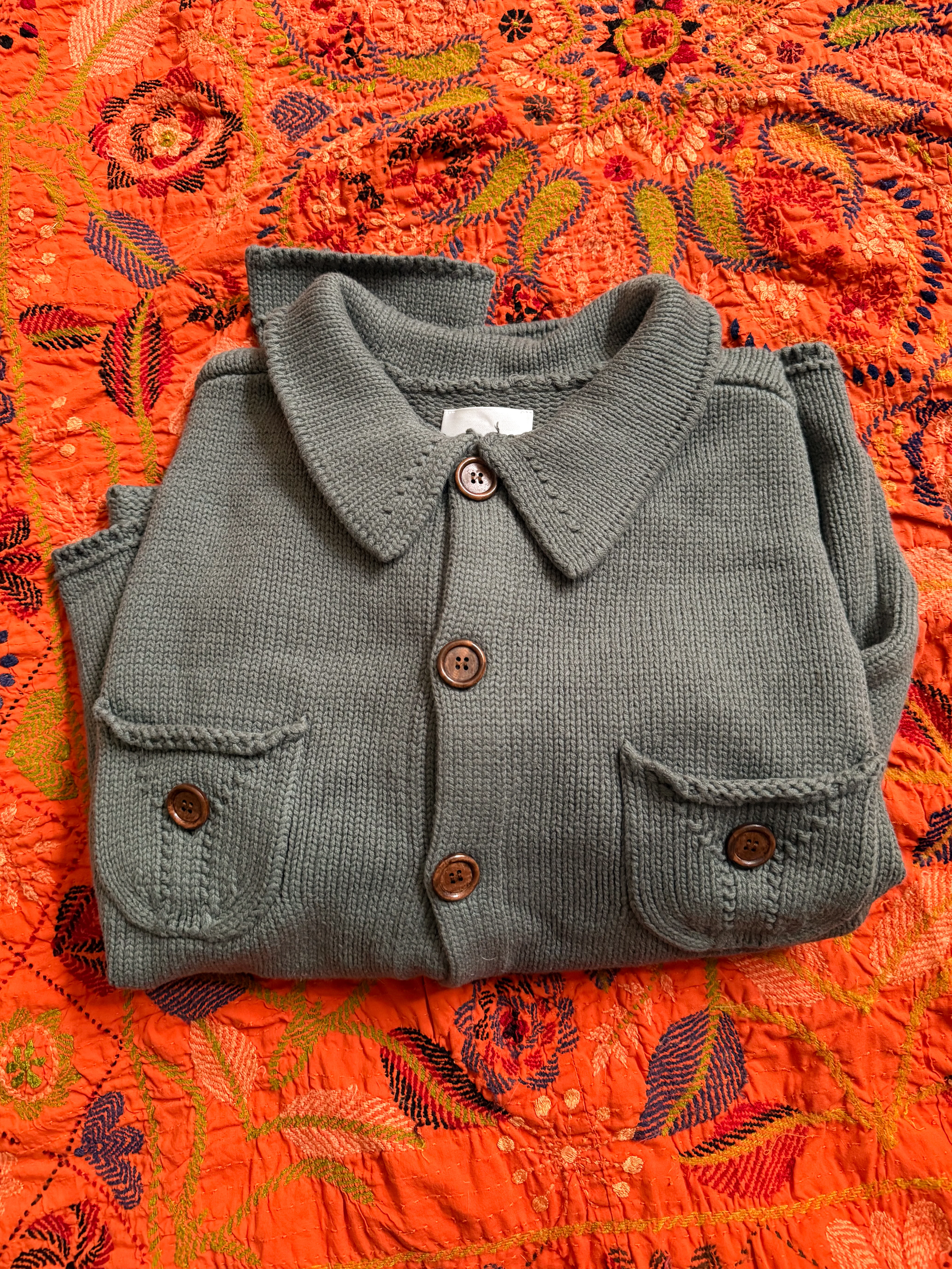 Hunter Knit Collared Cardigan - Image 7