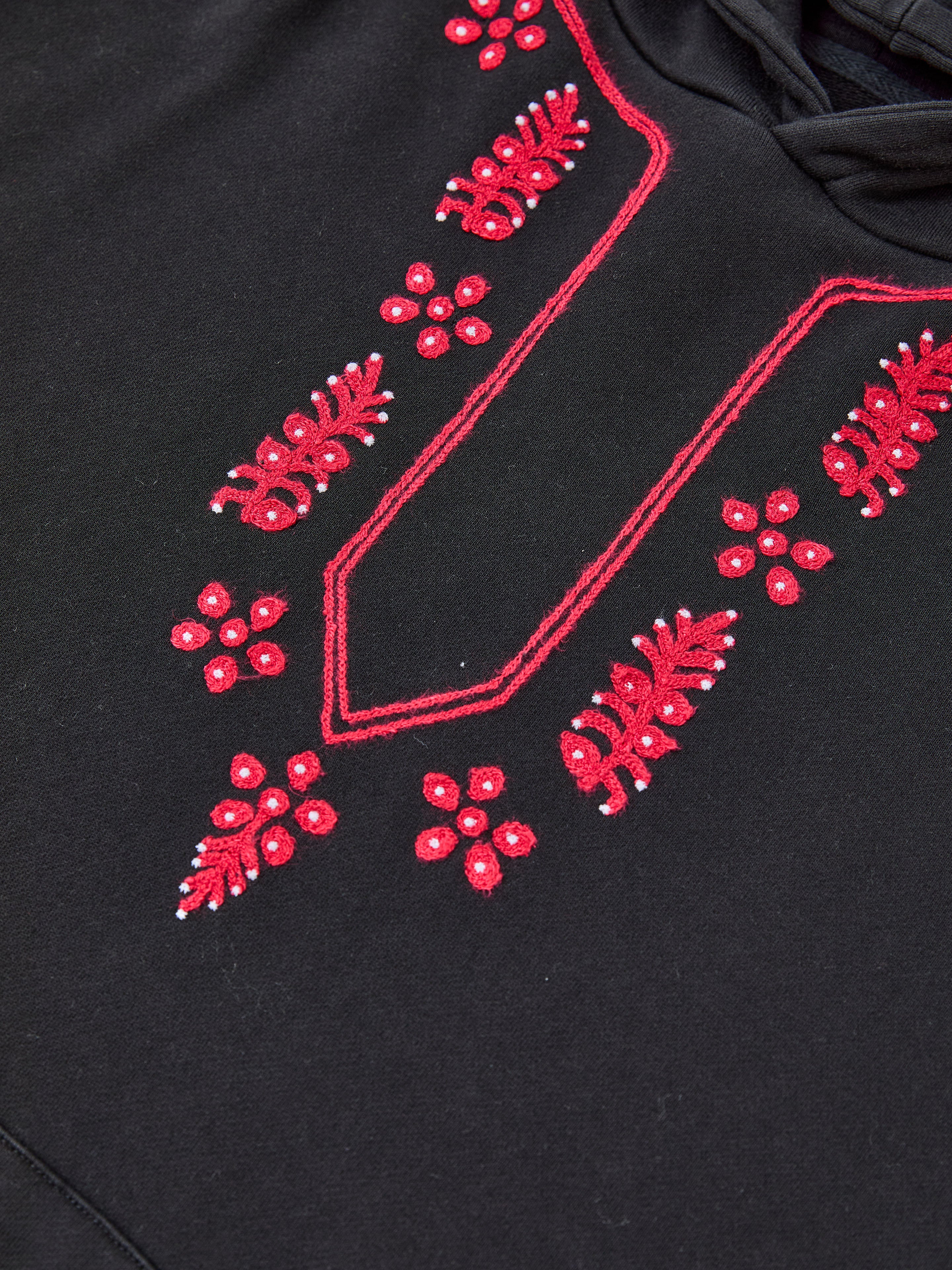 Indus Embroidered Hoodie - Image 2