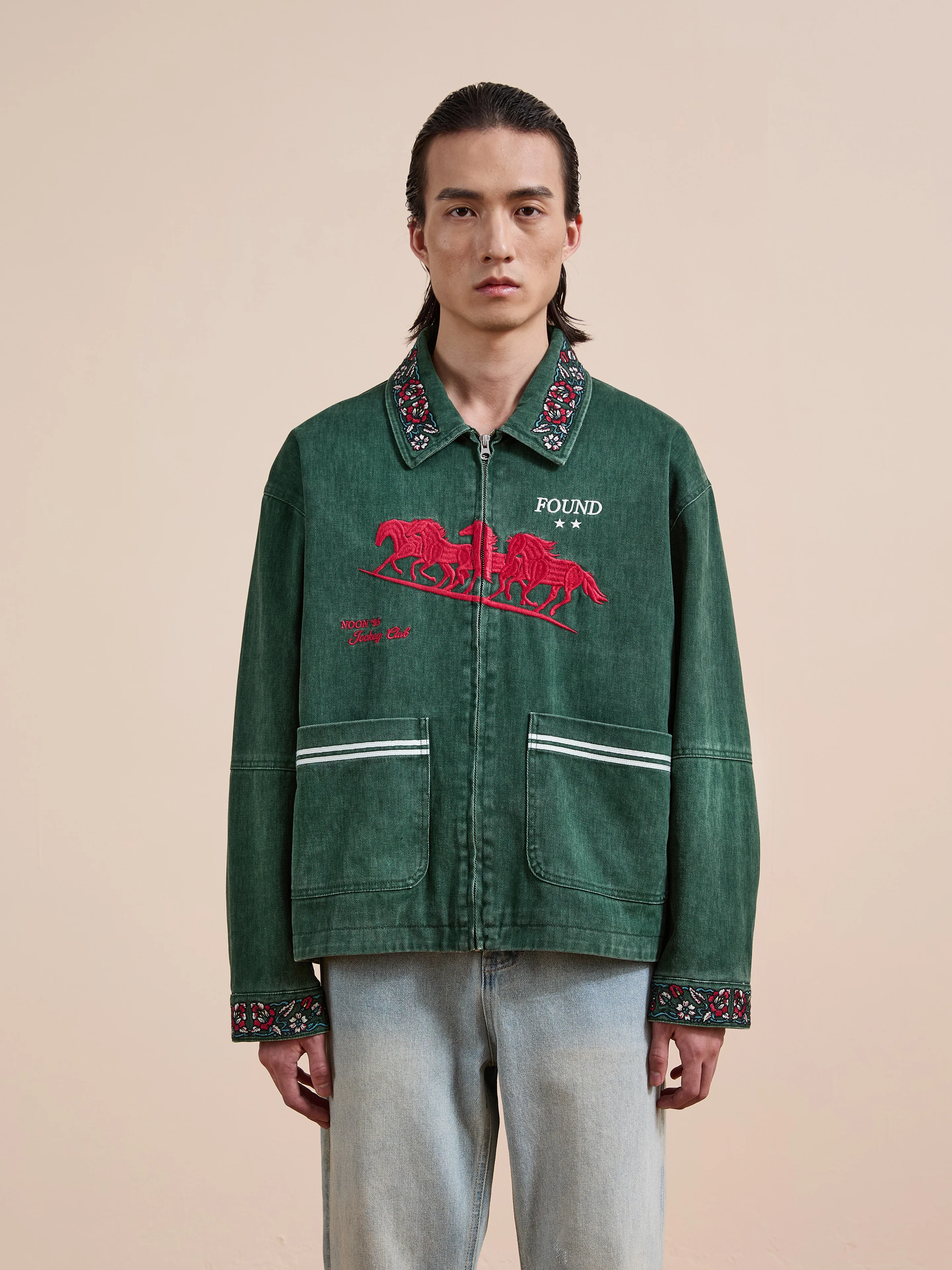 Jockey Club Embroidered Jacket