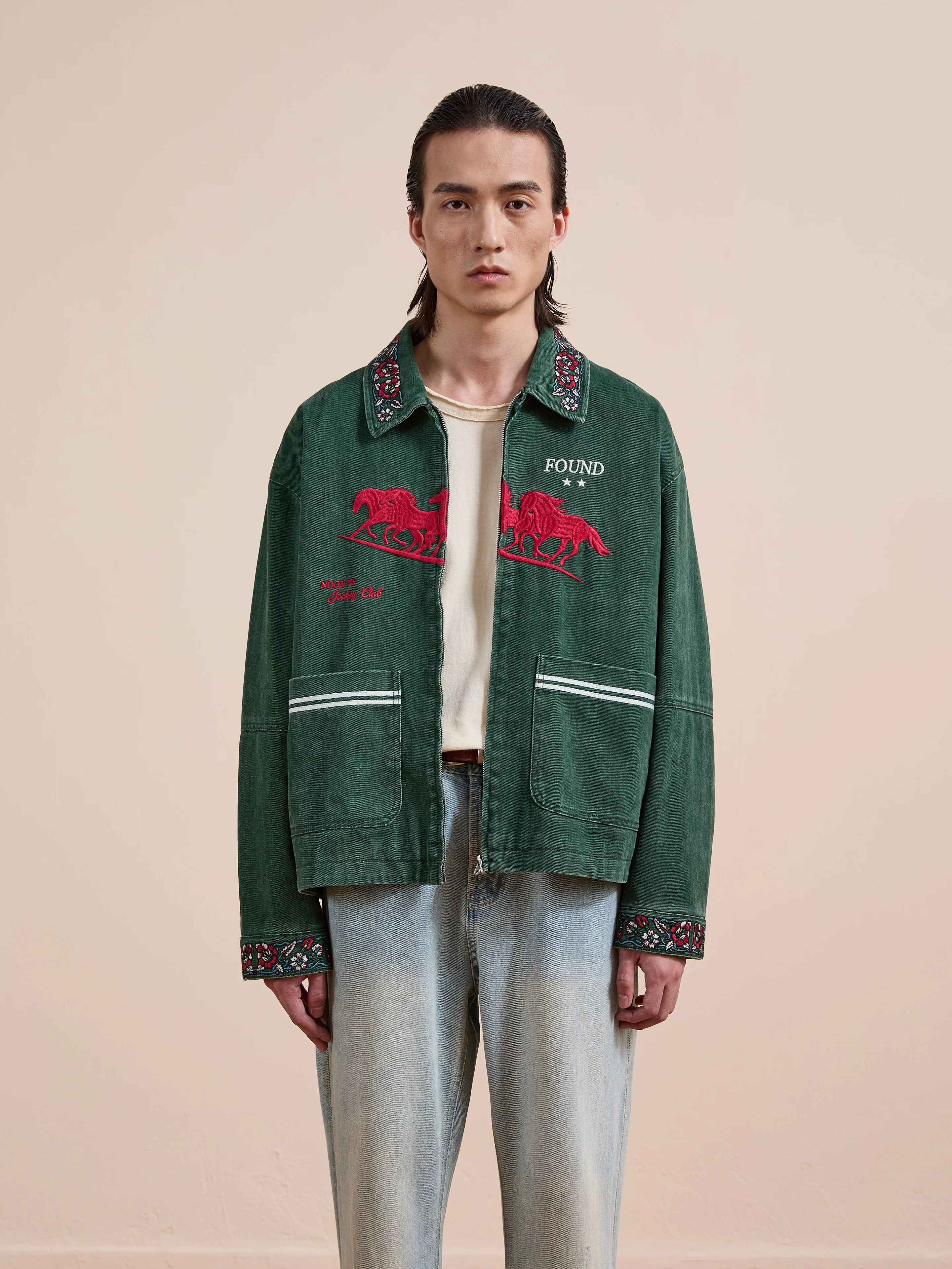 Jockey Club Embroidered Jacket - Image 11