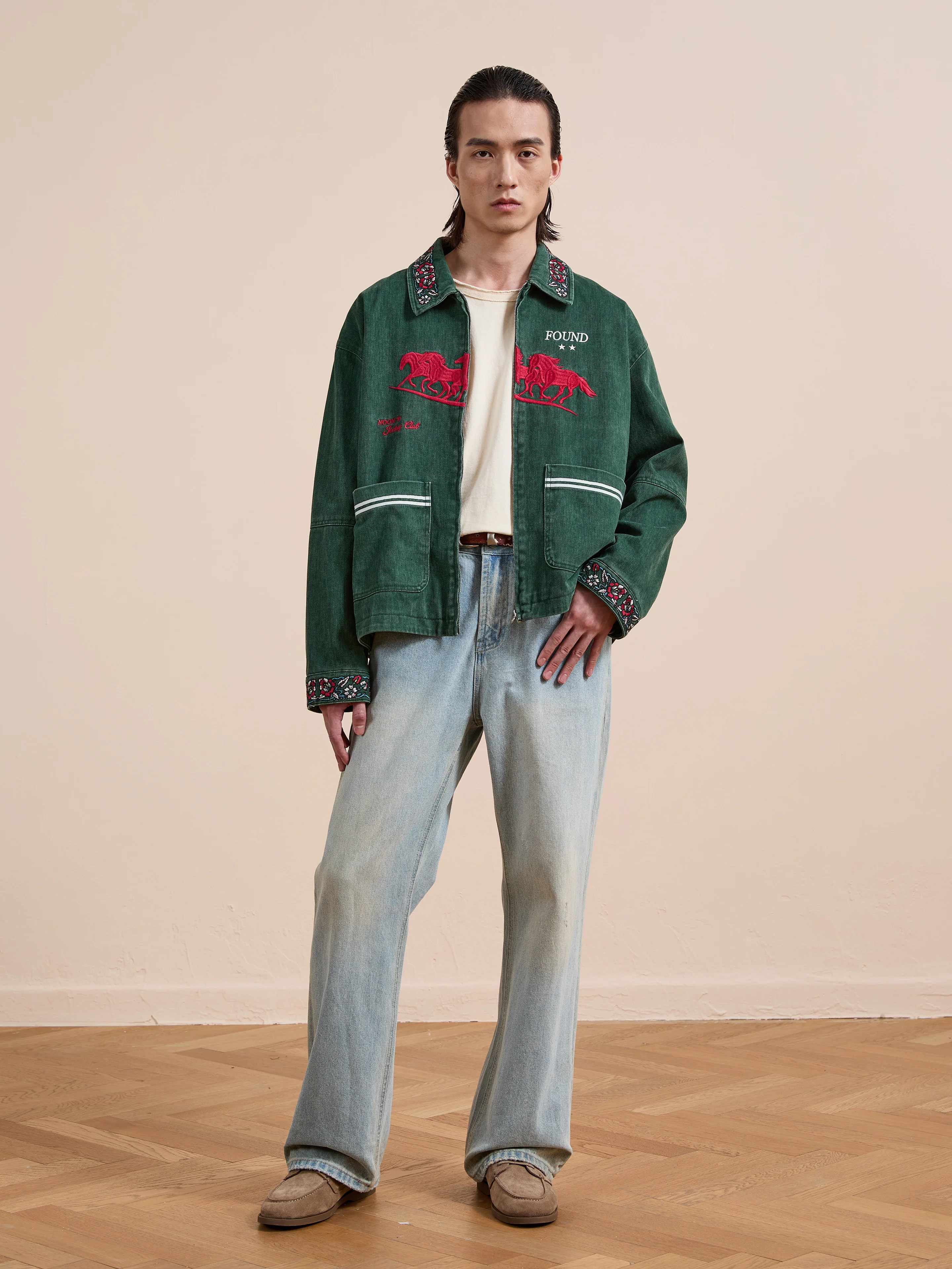 Jockey Club Embroidered Jacket - Image 15
