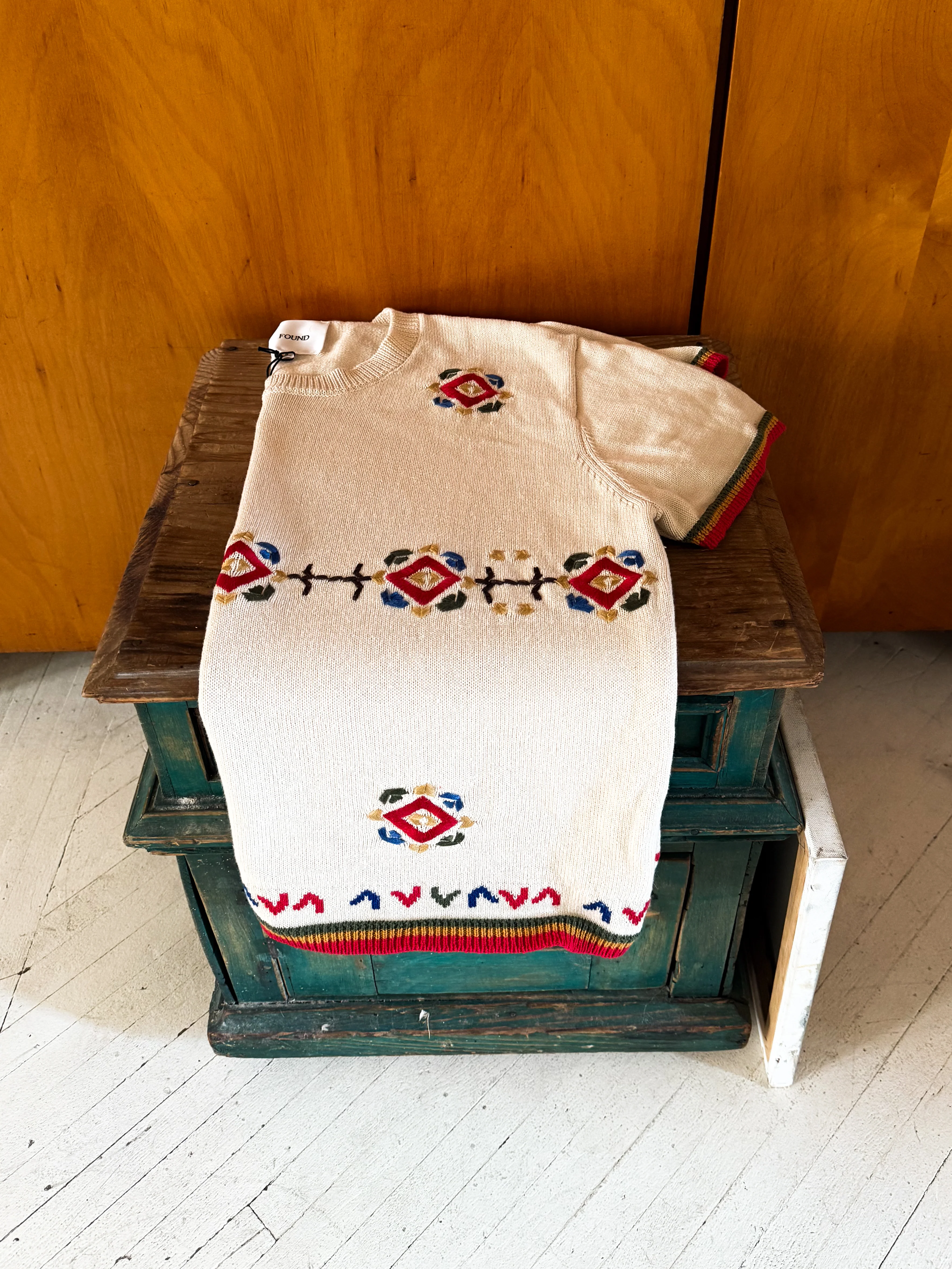 Knit Flower Petal Tee - Image 13
