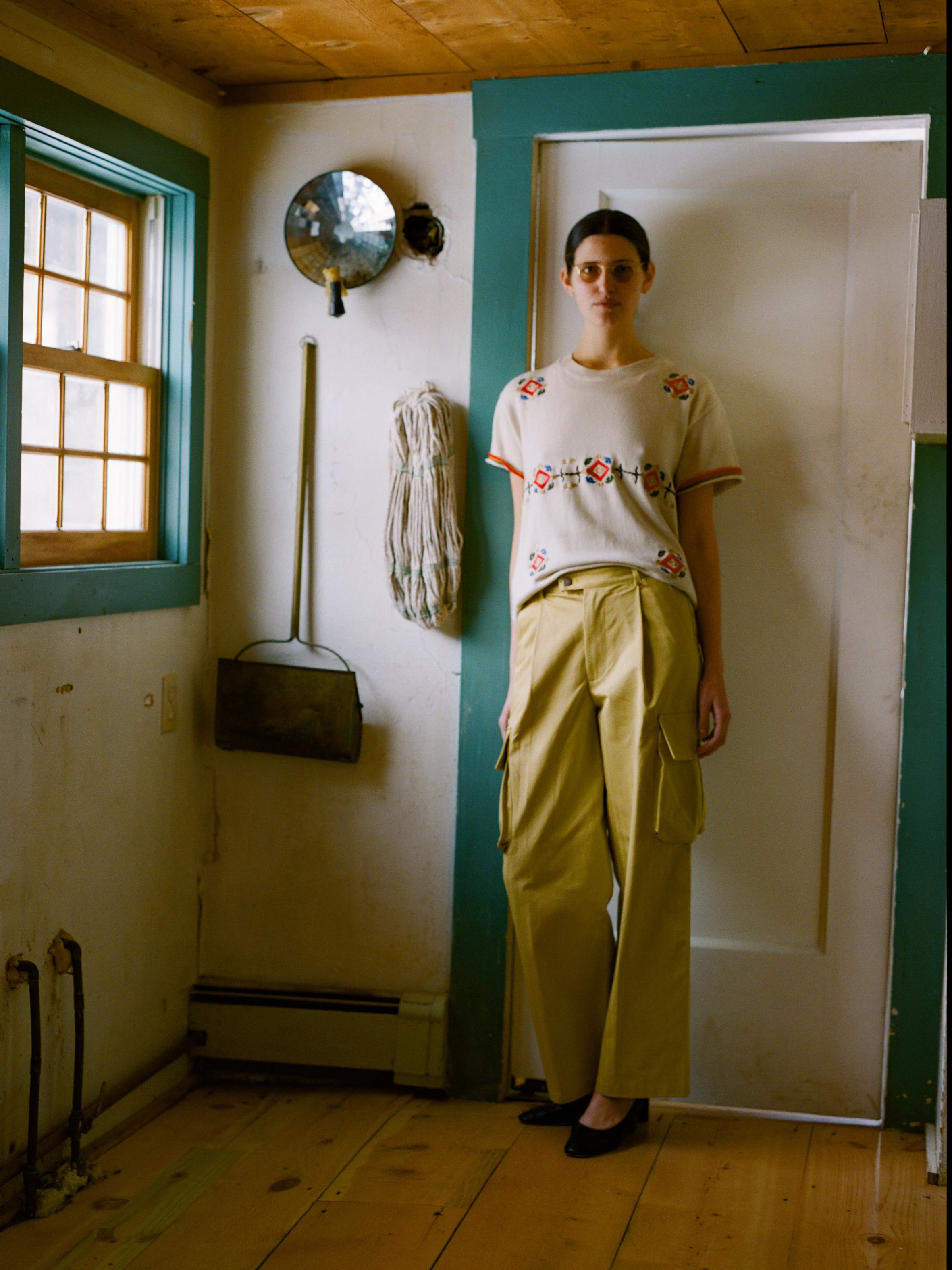 Knit Flower Petal Tee - Image 7