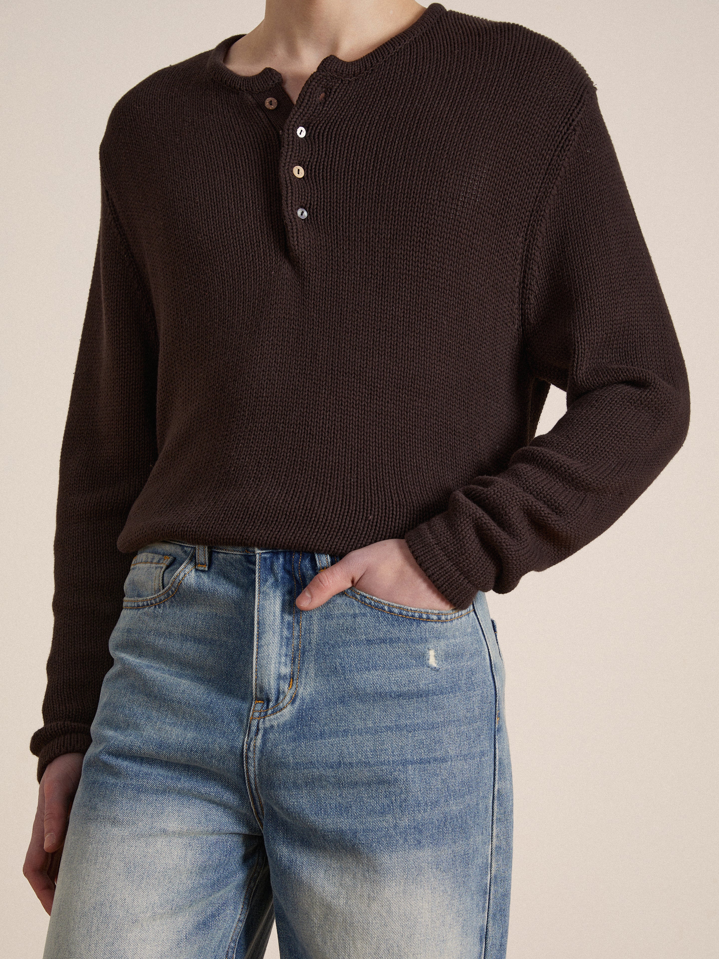 Knit Henley - Image 4