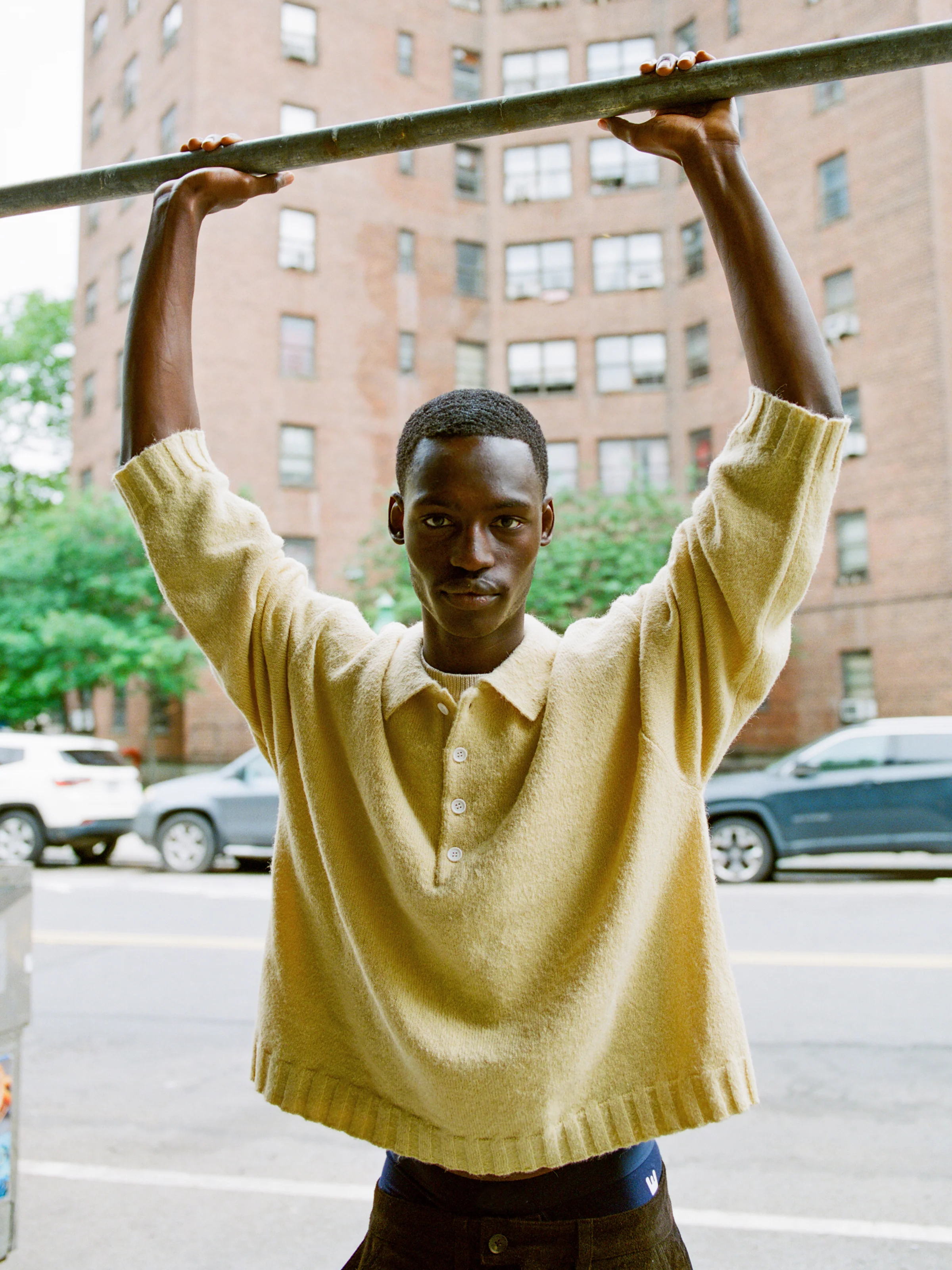 Knit LS Polo Sweater - Image 5