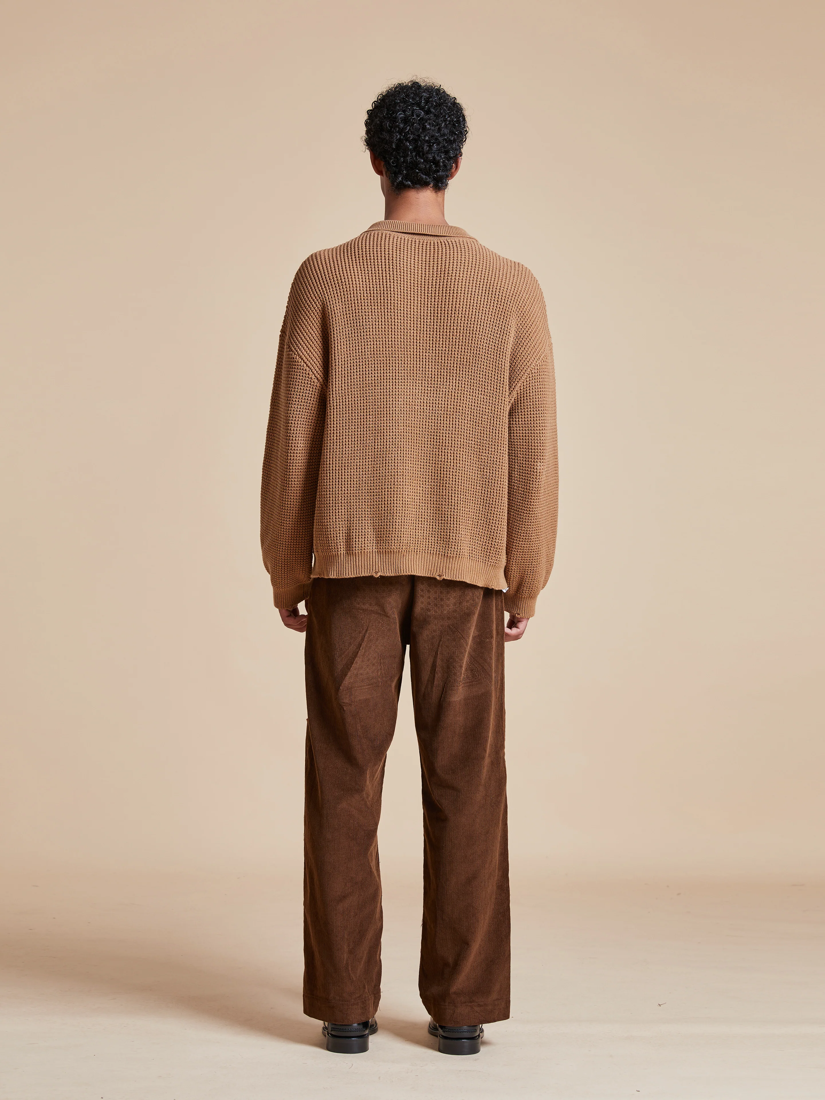 Tie-Collar Knit Sweater - Image 11
