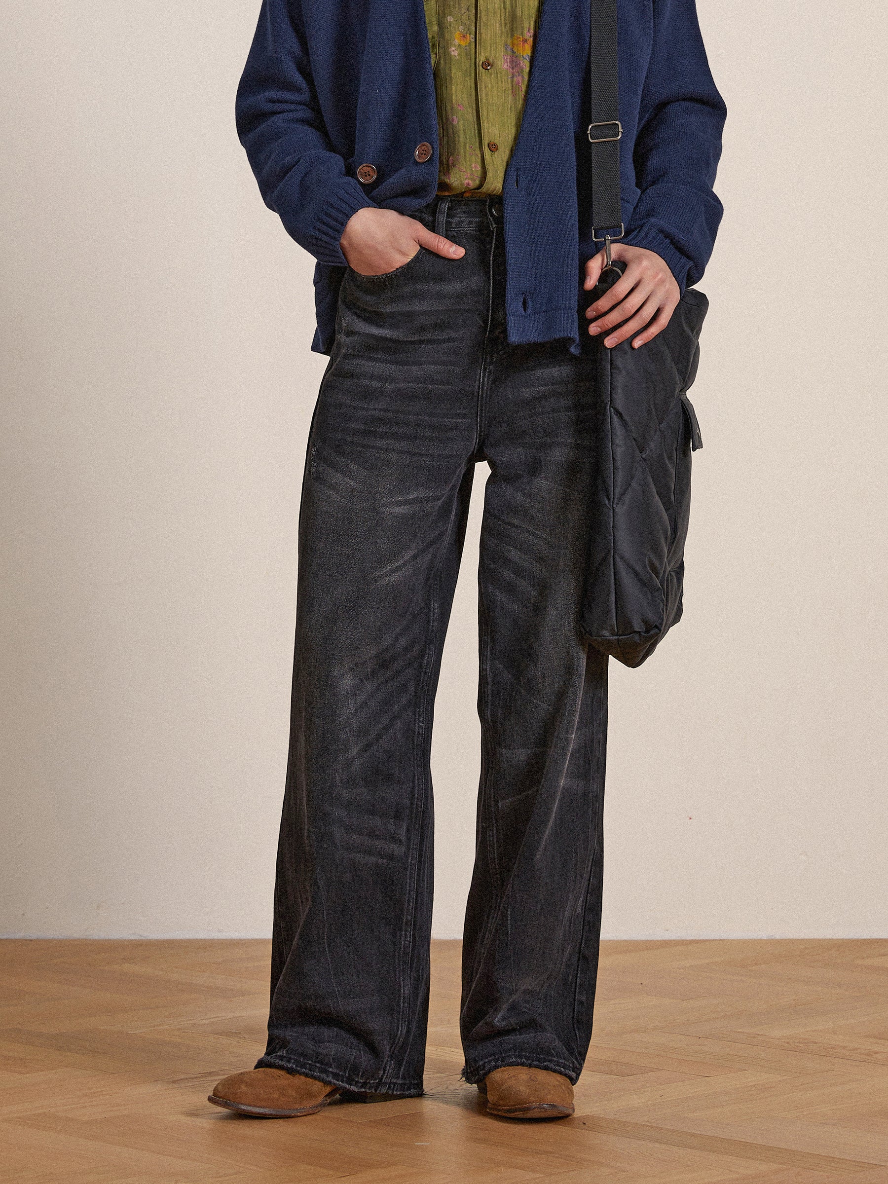 Lacy Baggy Jeans - Image 7