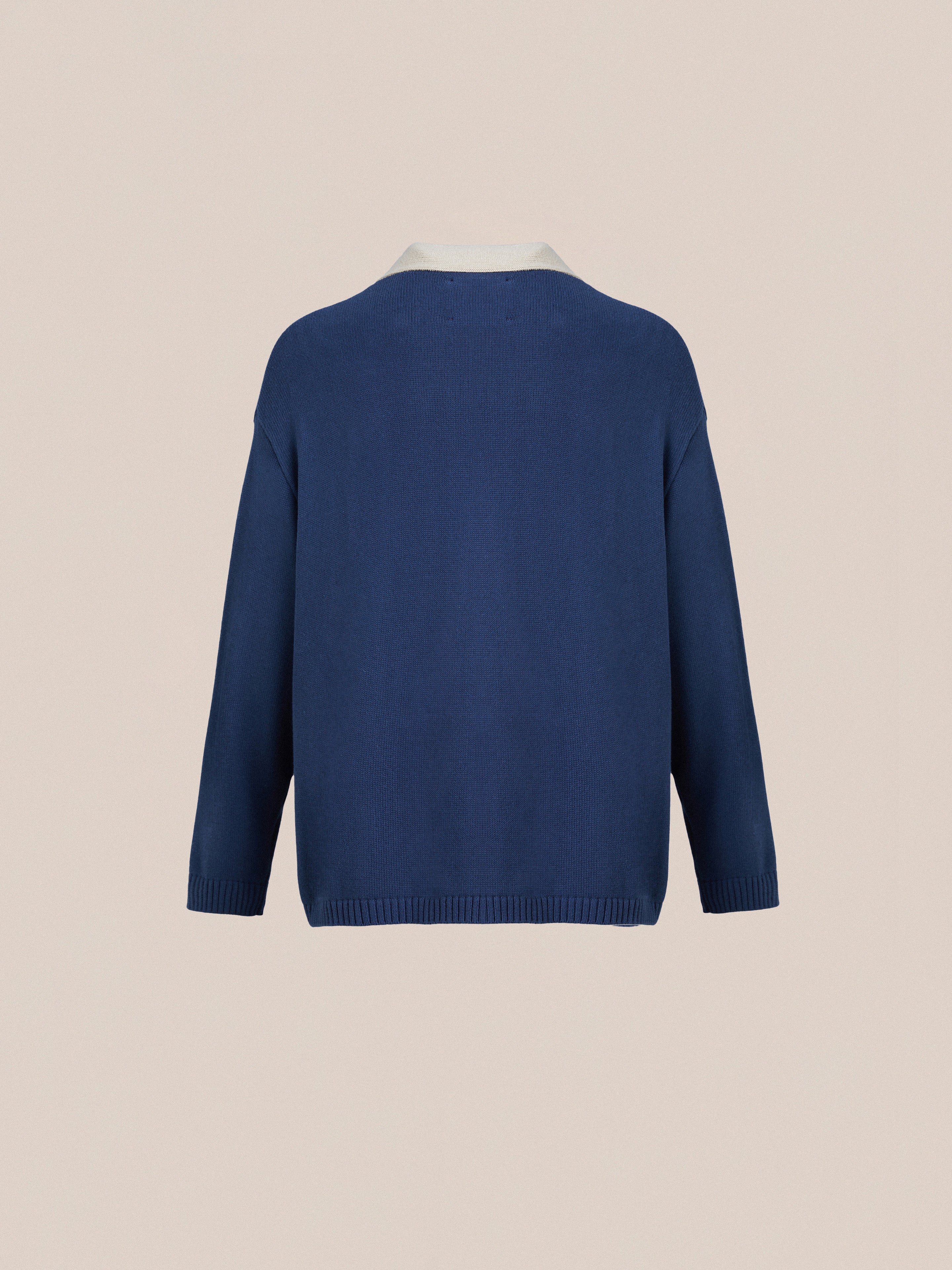 Laleh Varsity Contrast Cardigan - Image 6
