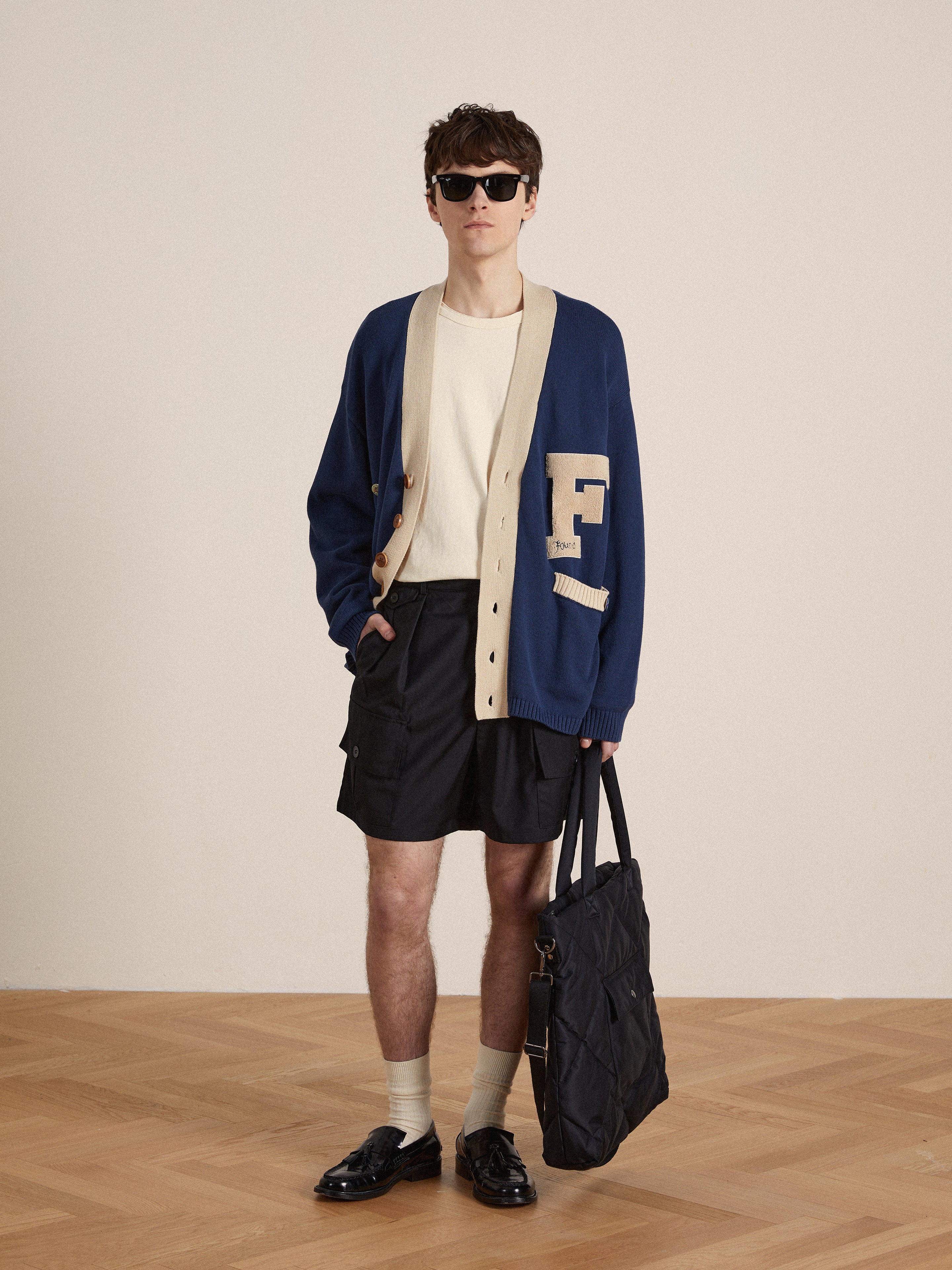 Laleh Varsity Contrast Cardigan - Image 8