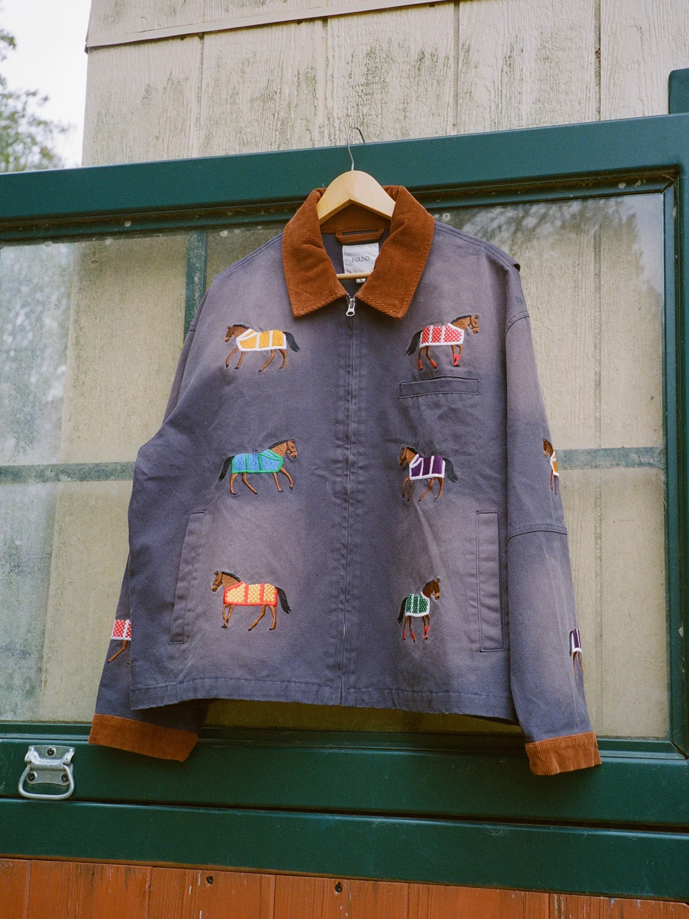 Lariat Horse Embroidered Work Jacket - Image 4