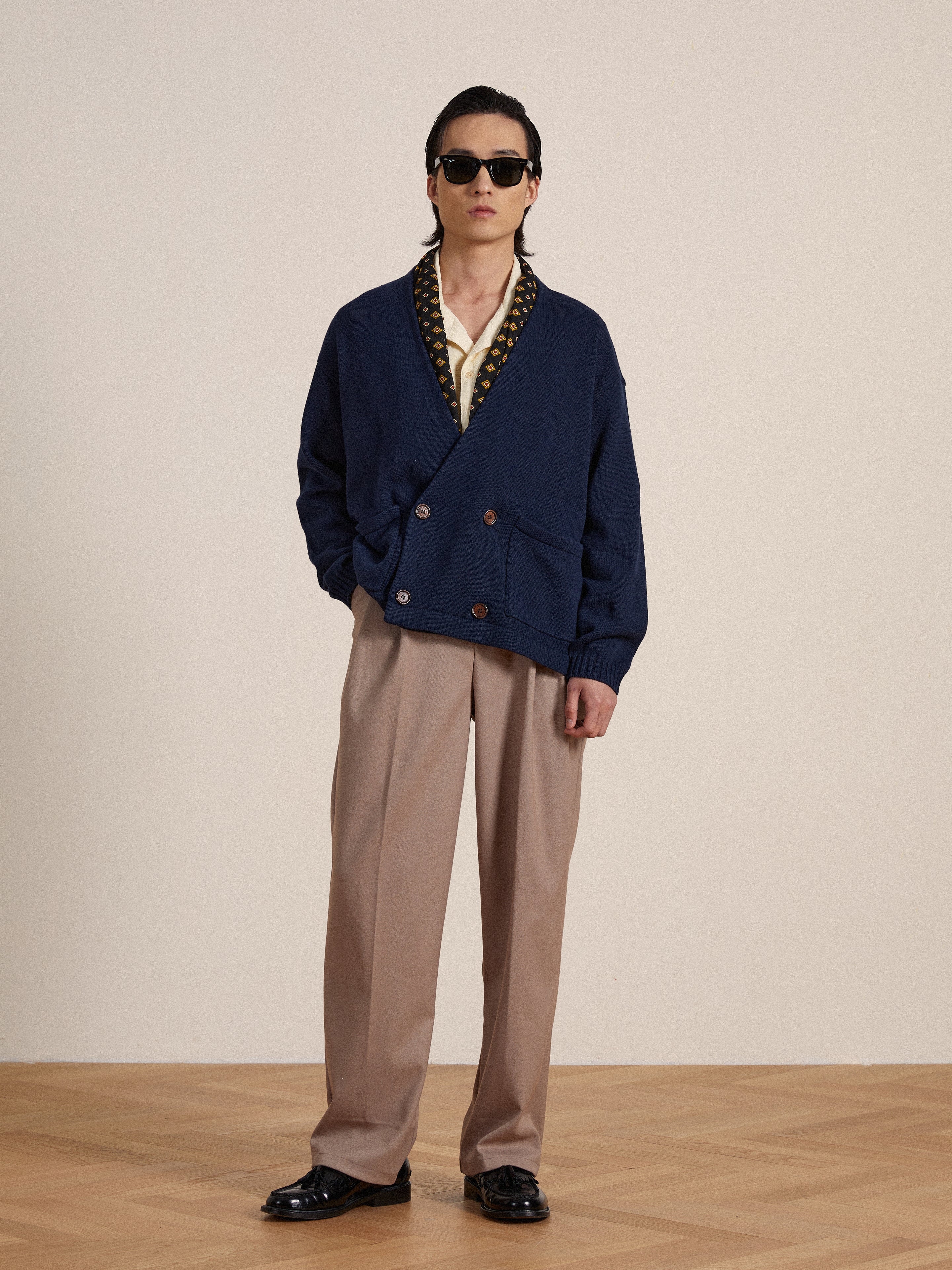 Larsi Double Breasted Knit Cardigan - Image 8