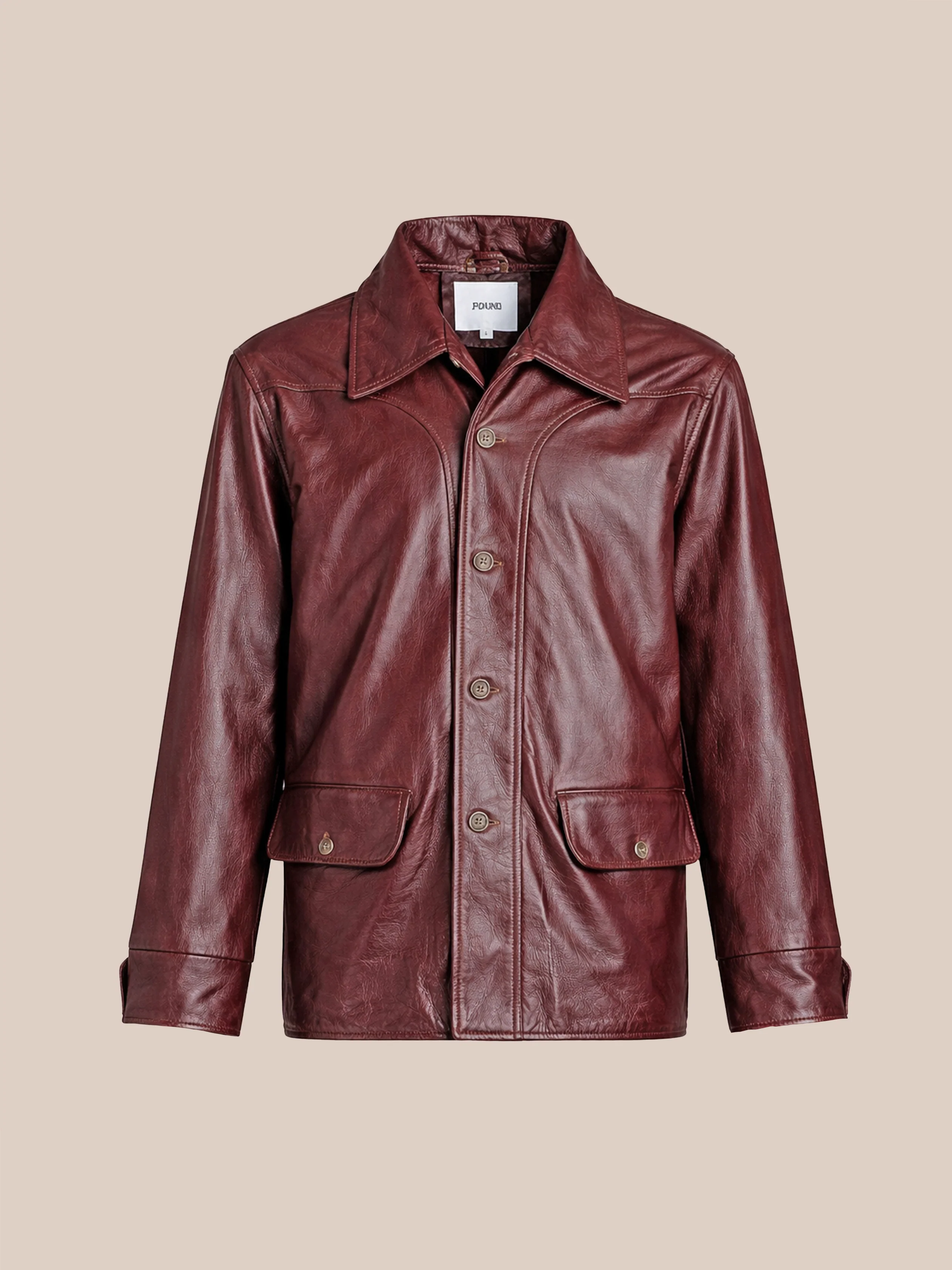 Leather Field Jacket