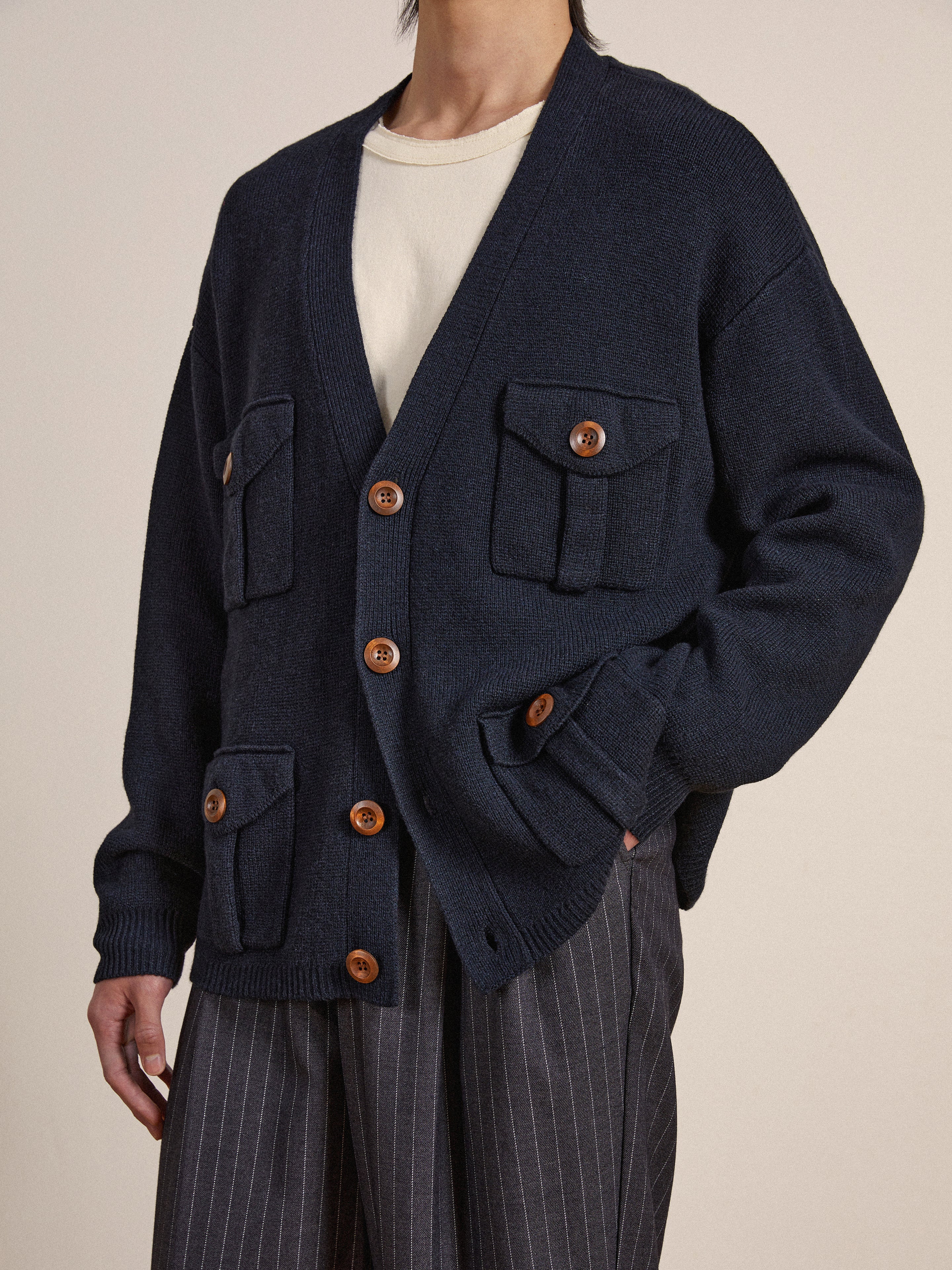 Lighthouse Multi Pocket Cardigan - Image 4