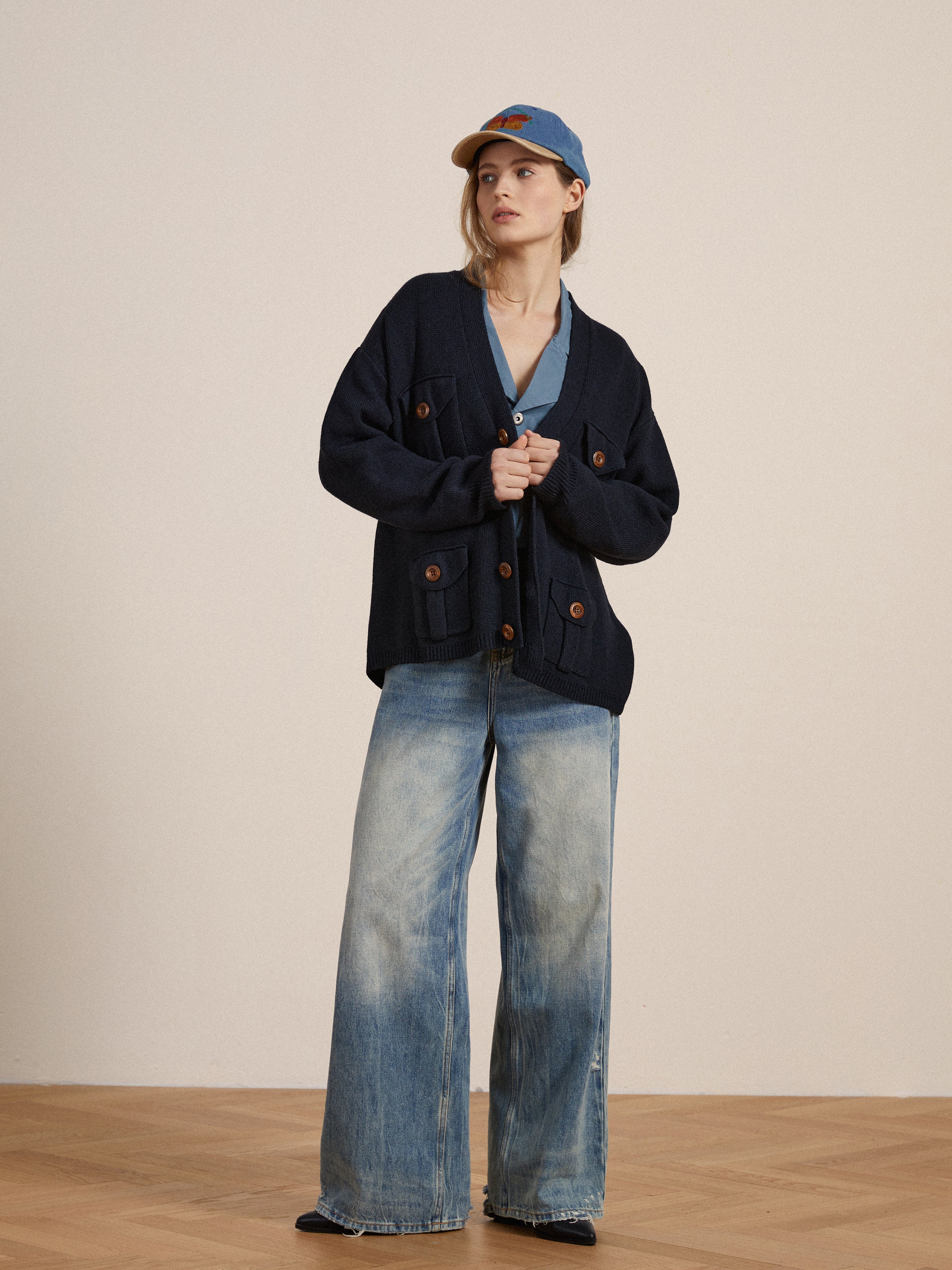 Lighthouse Multi Pocket Cardigan - Image 8