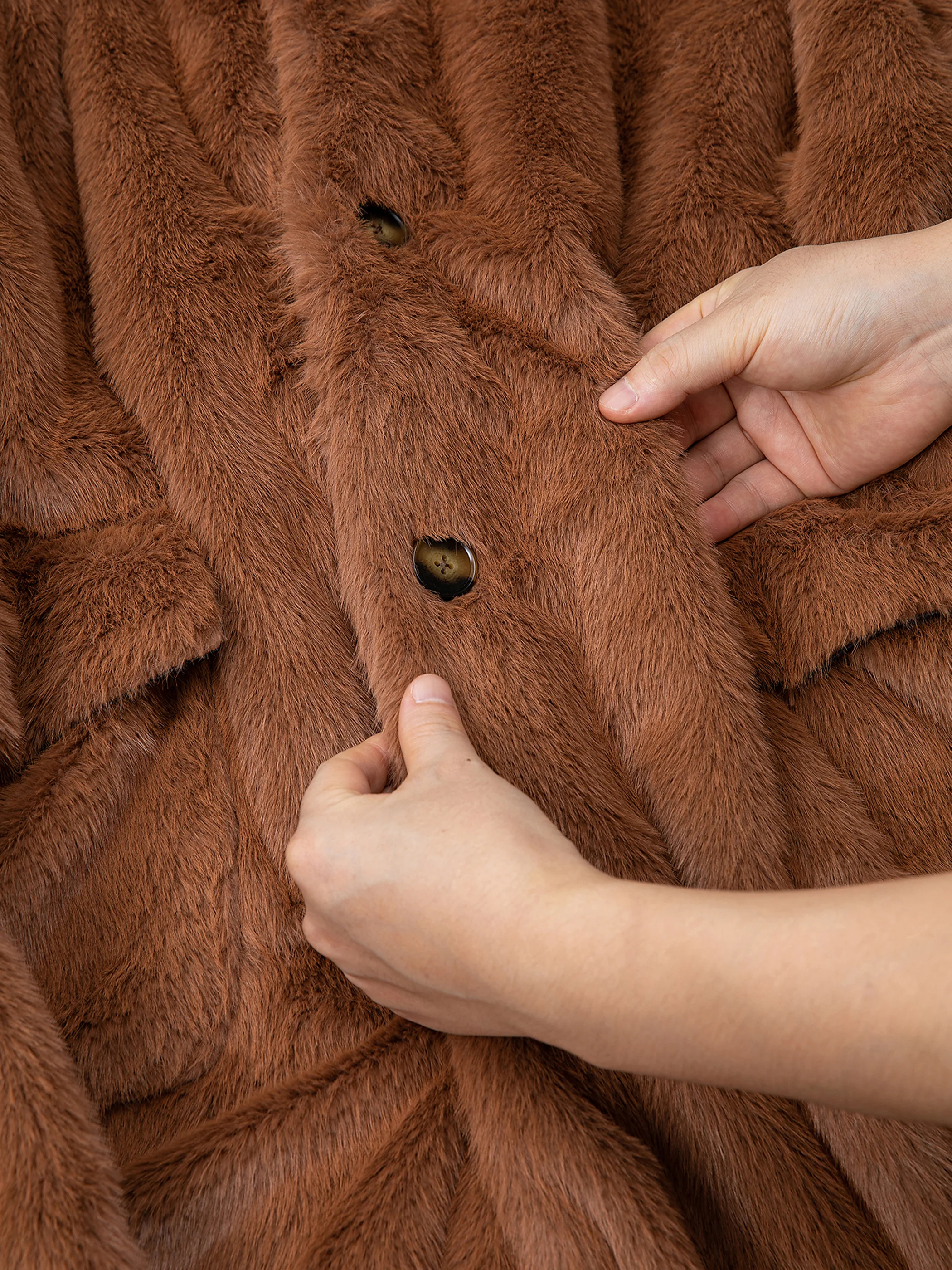 Long Faux Fur Coat - Image 4