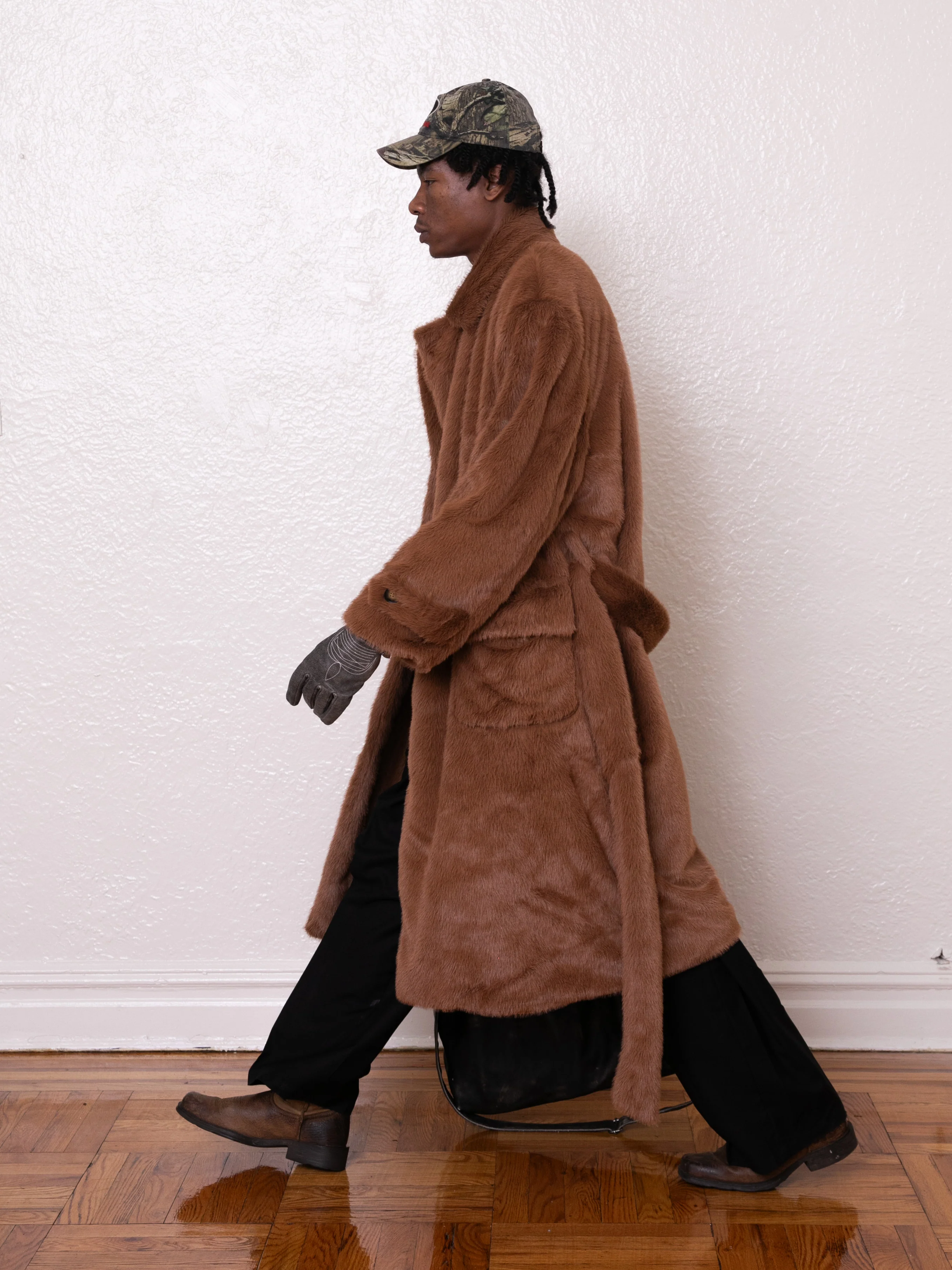 Long Faux Fur Coat - Image 5