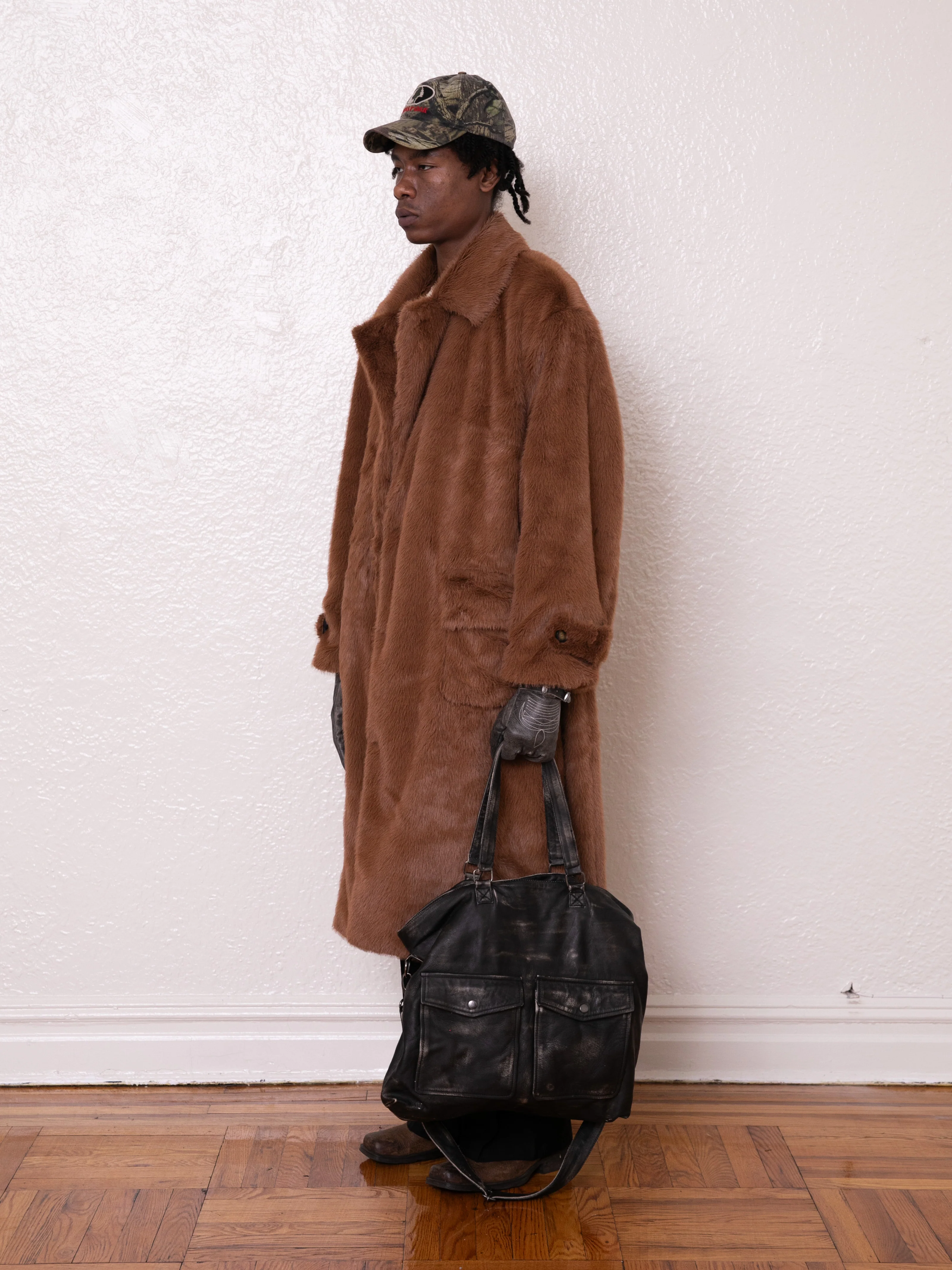 Long Faux Fur Coat - Image 6