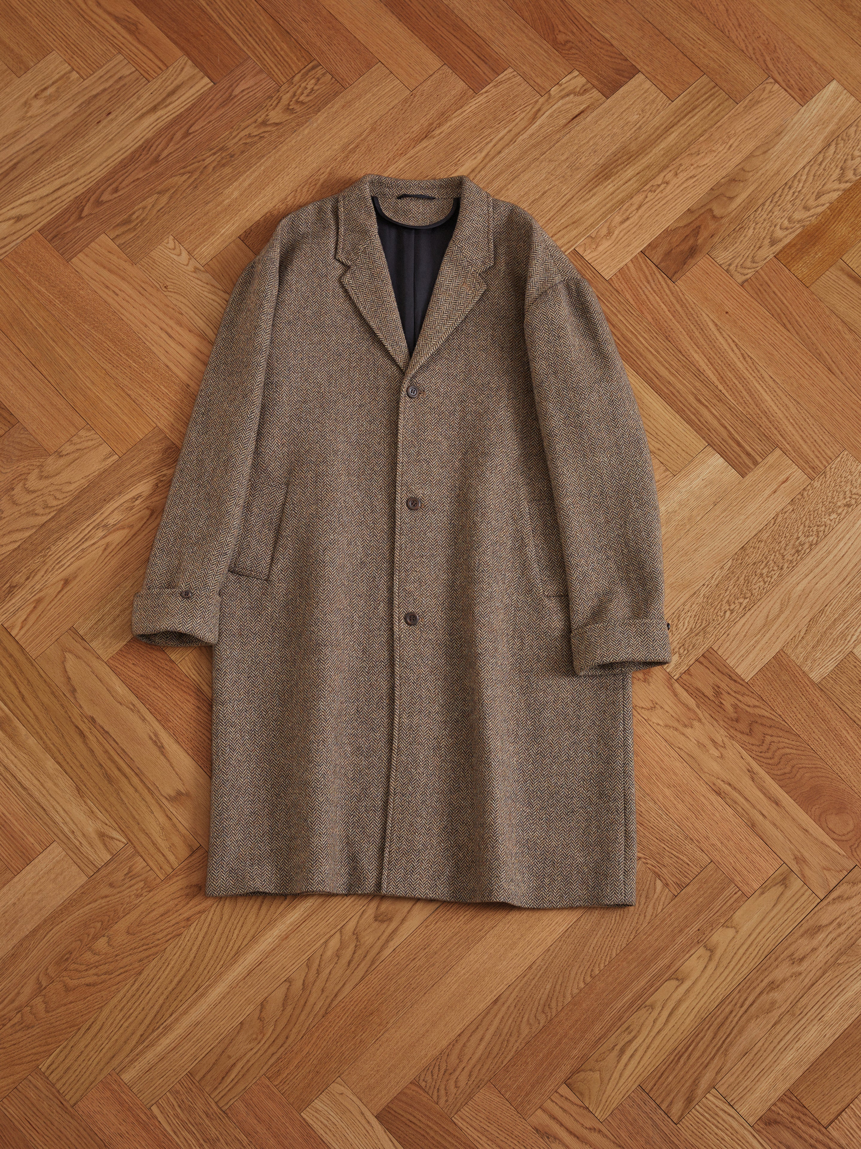 Elm Tweed Long Top Coat - Image 9