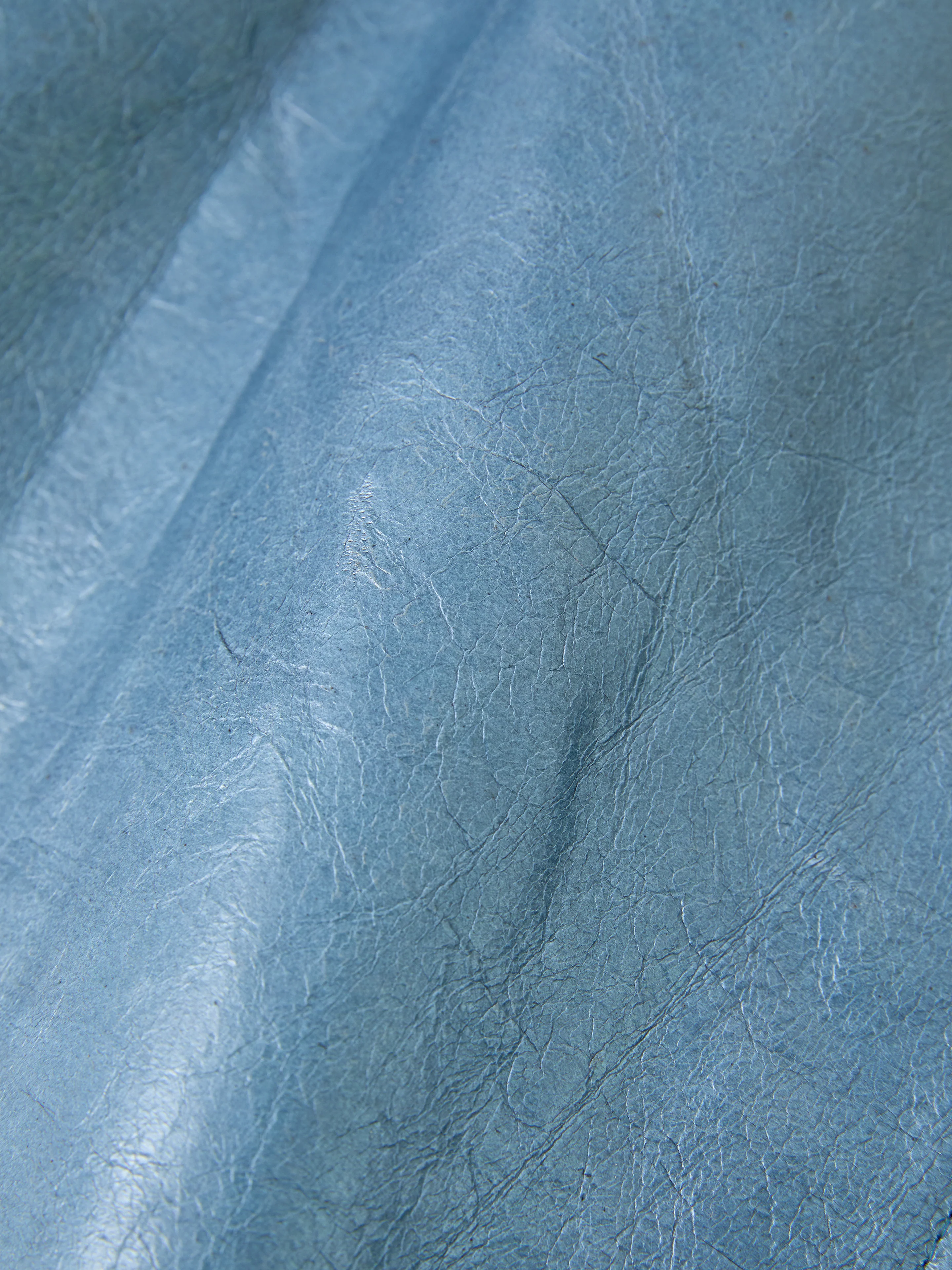 Marlboro Sun Faded Leather Racer Jacket - Image 7