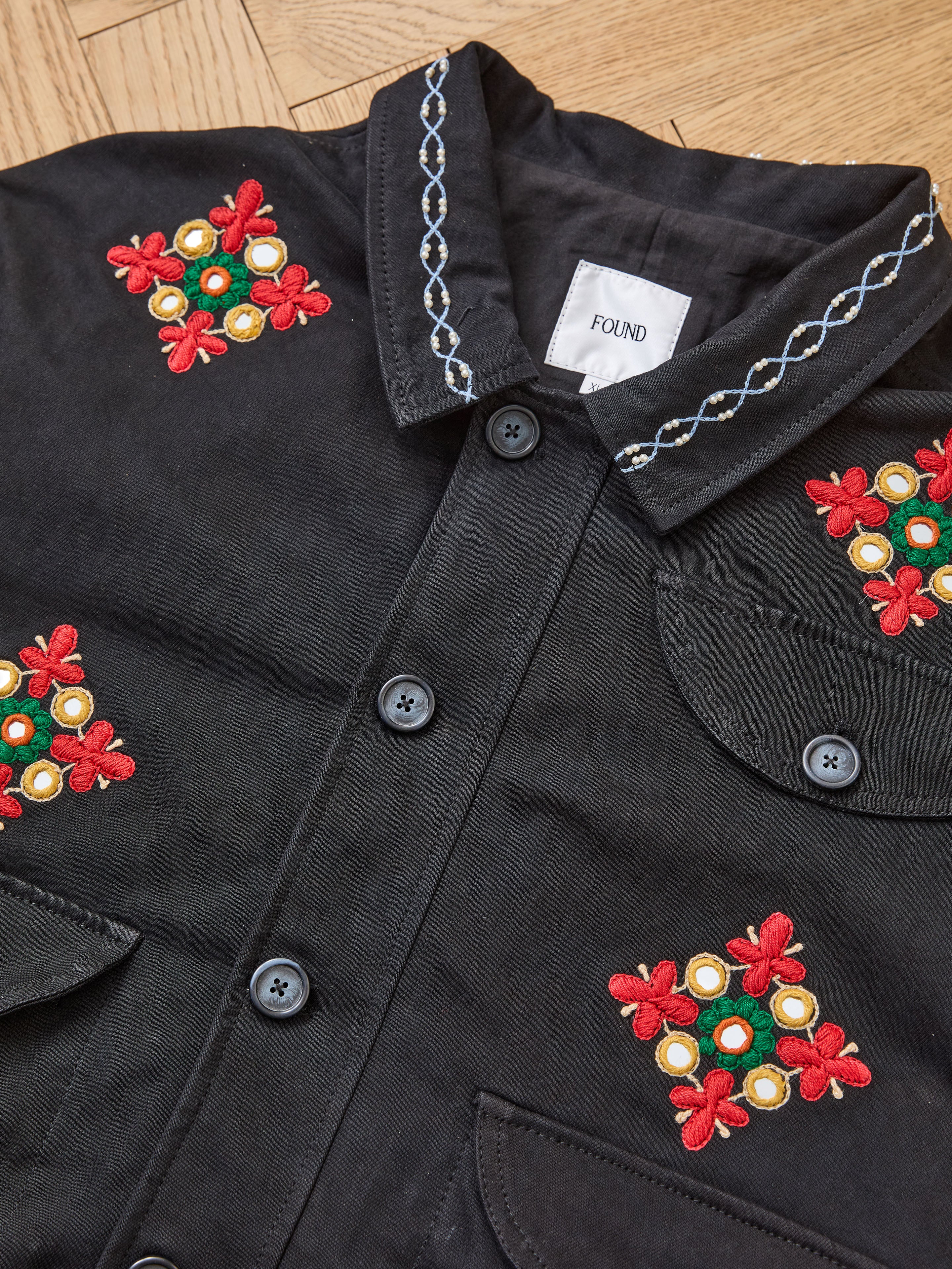 Mirror Ornament Hand Embroidered Work Jacket - Image 18