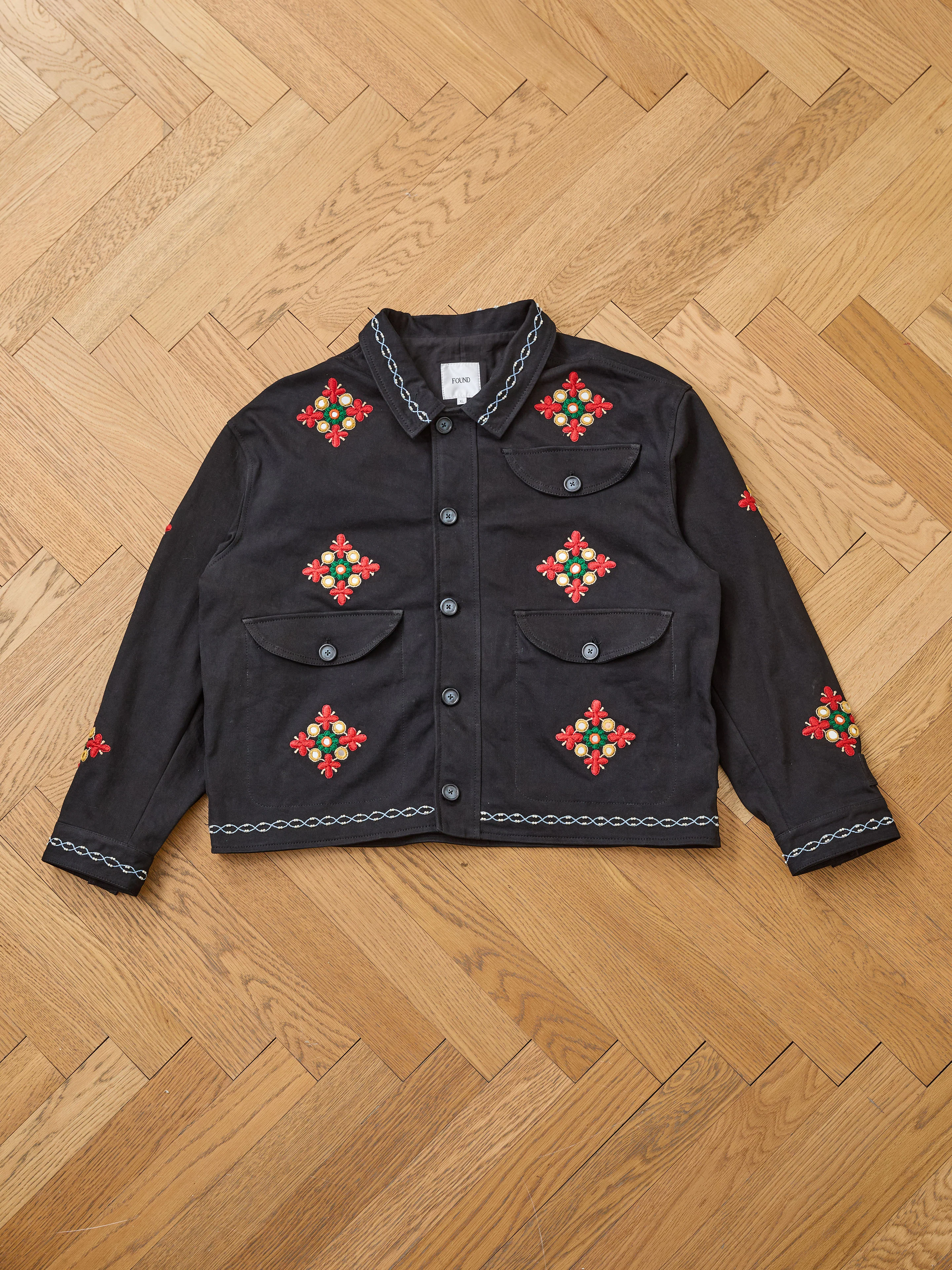 Mirror Ornament Hand Embroidered Work Jacket - Image 20