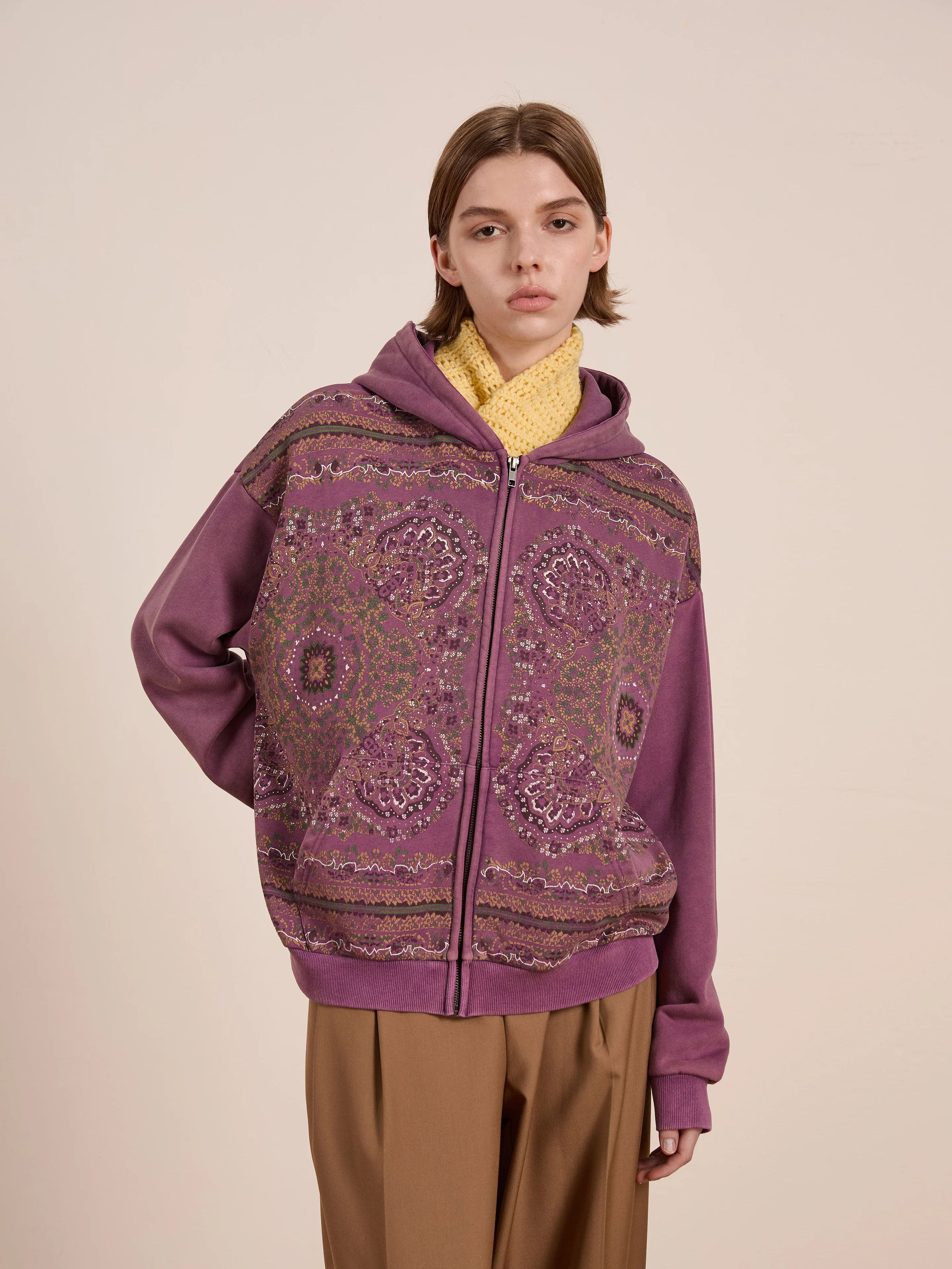 Motif Zip-Up Hoodie - Image 13