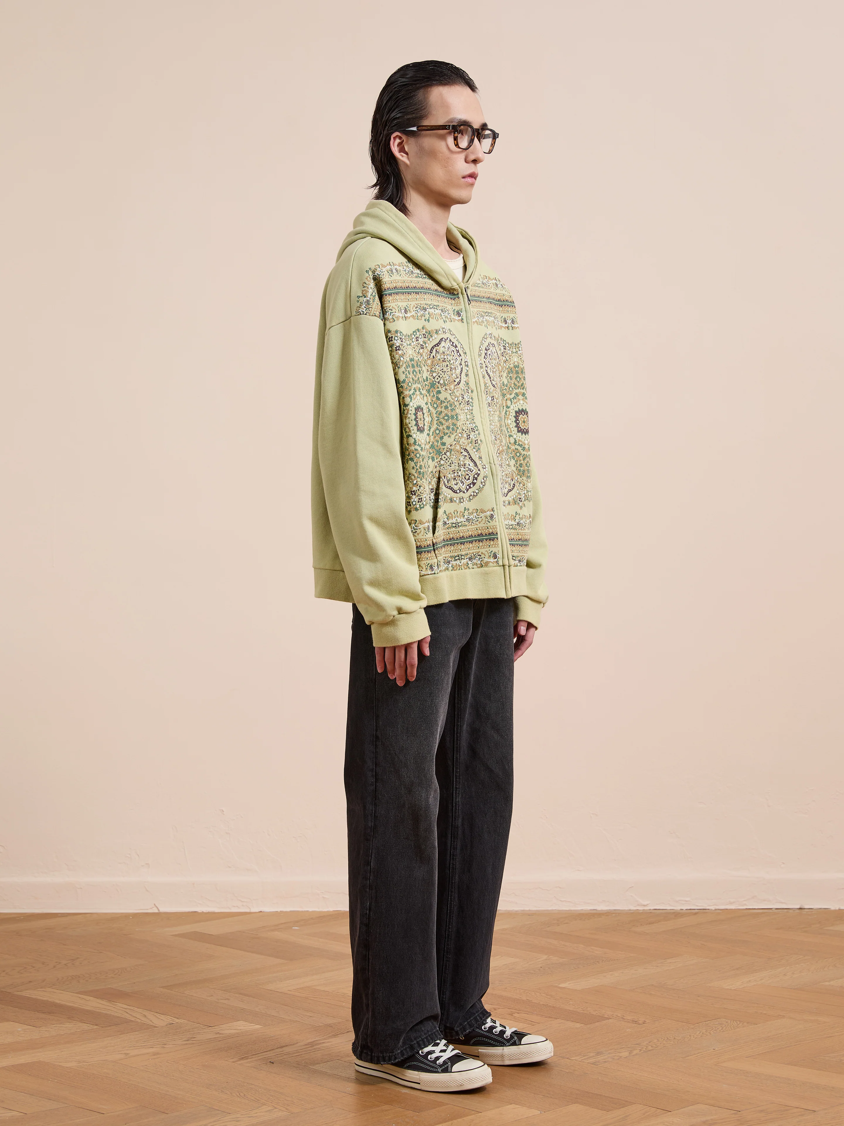 Motif Zip-Up Hoodie - Image 10