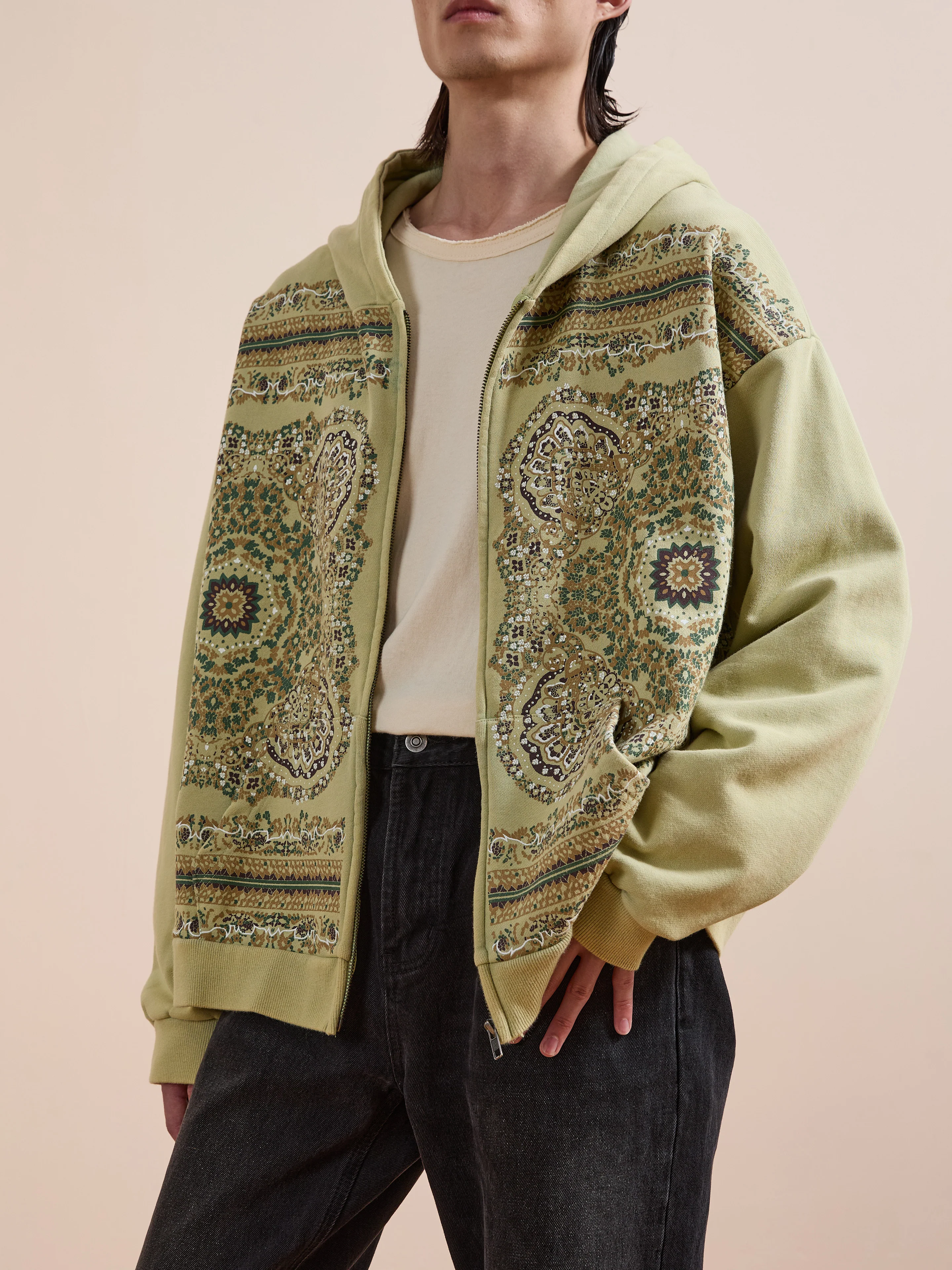 Motif Zip-Up Hoodie - Image 2