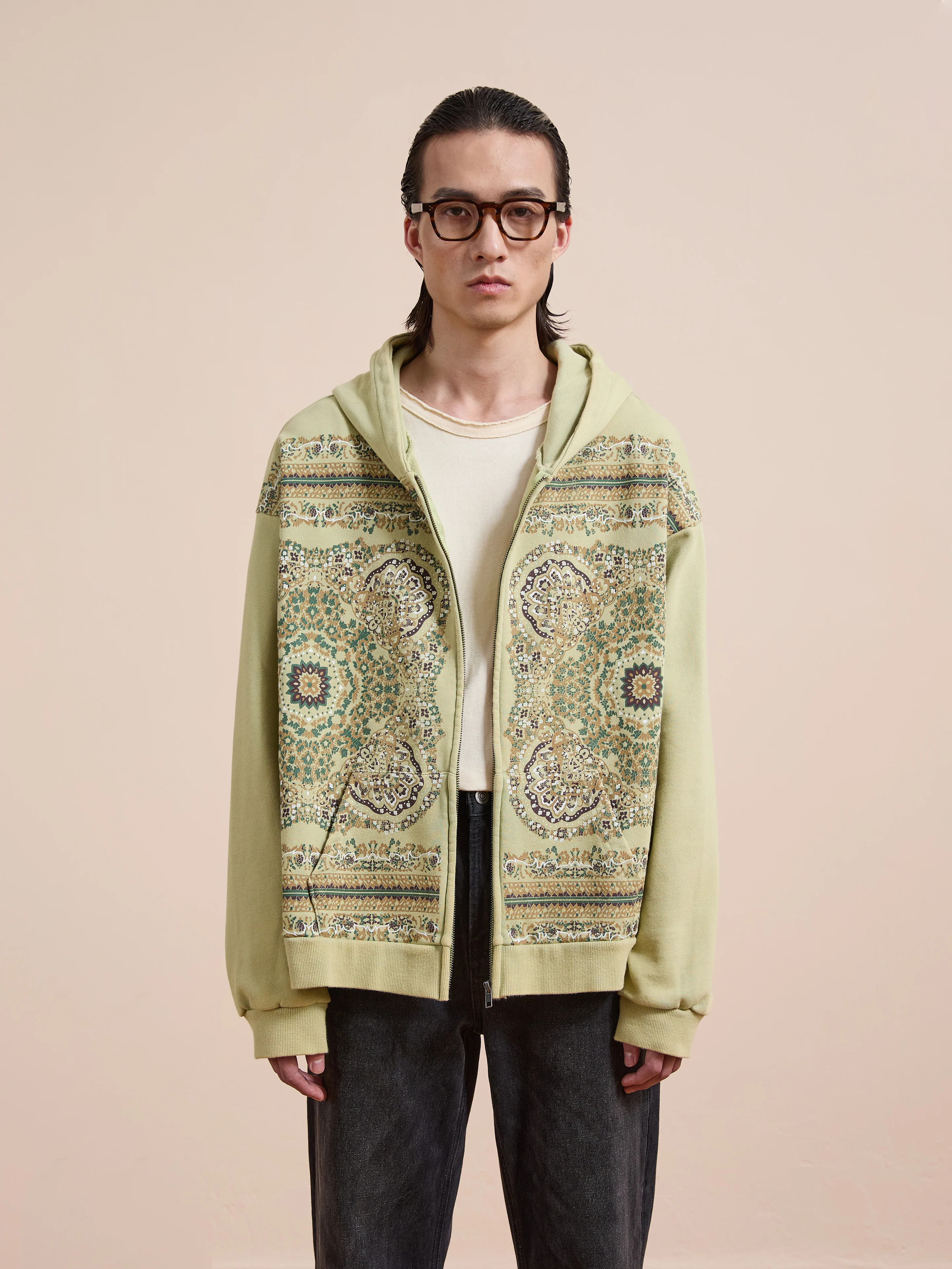 Motif Zip-Up Hoodie - Image 6