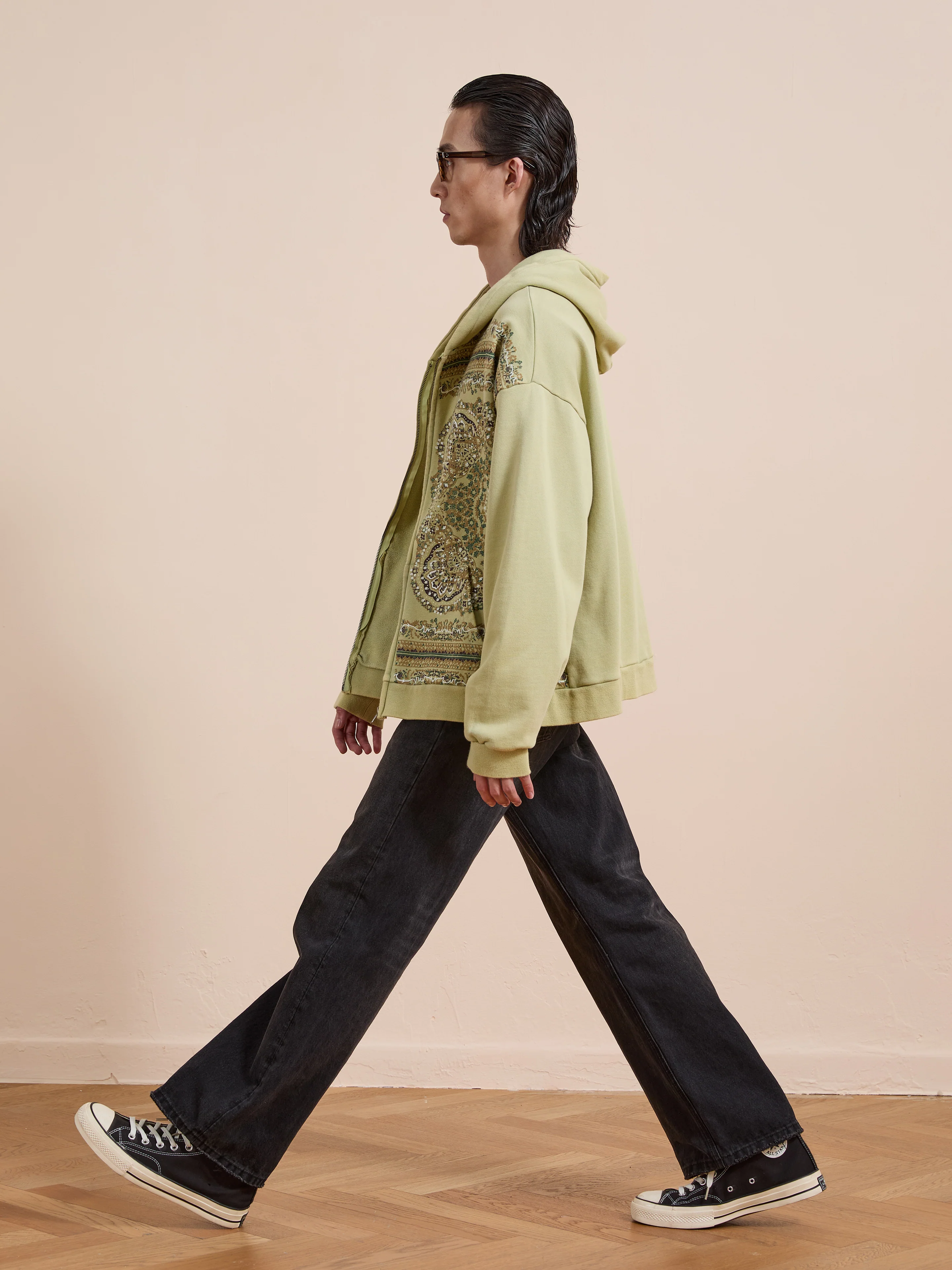 Motif Zip-Up Hoodie - Image 8