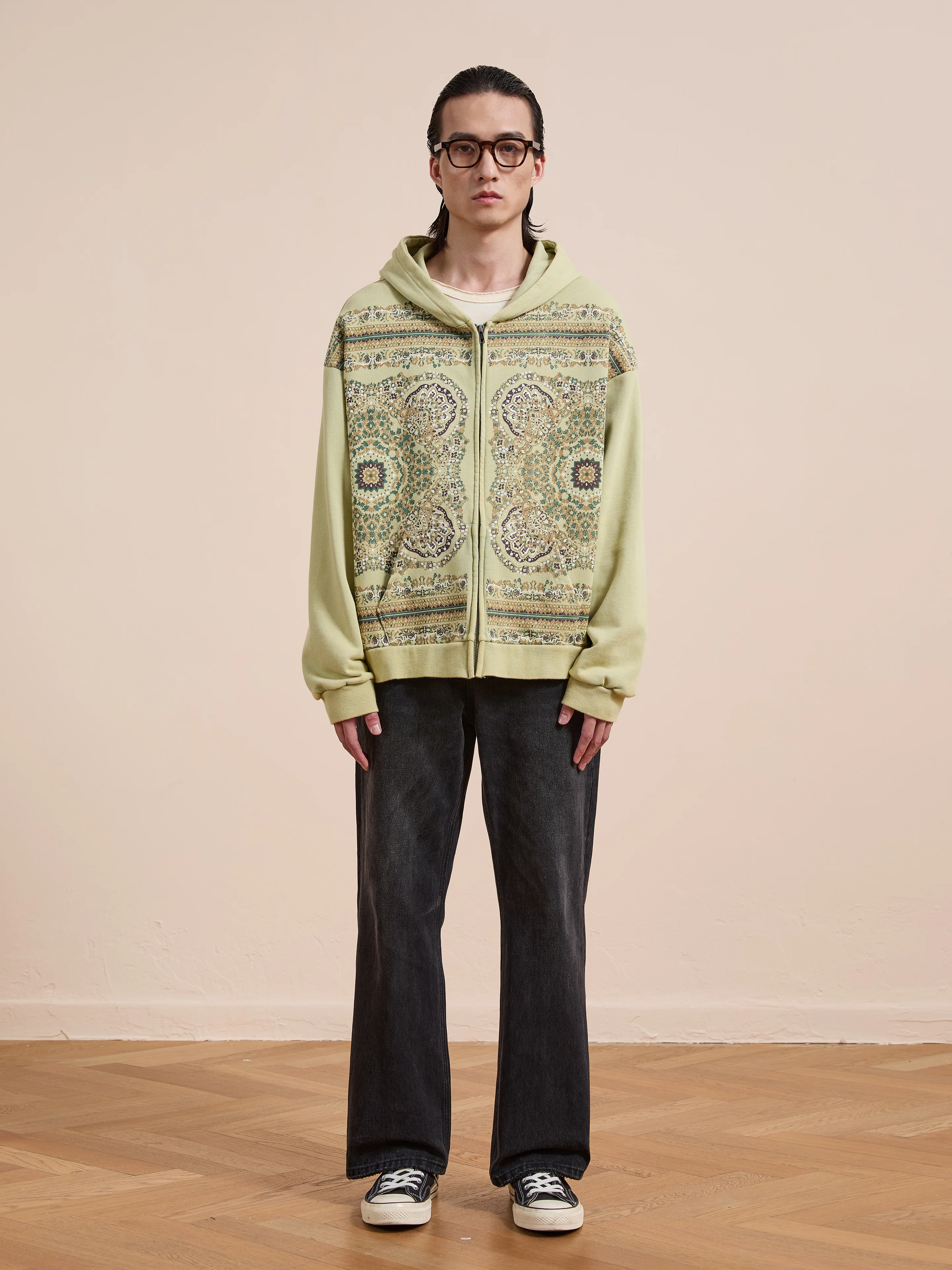 Motif Zip-Up Hoodie - Image 9