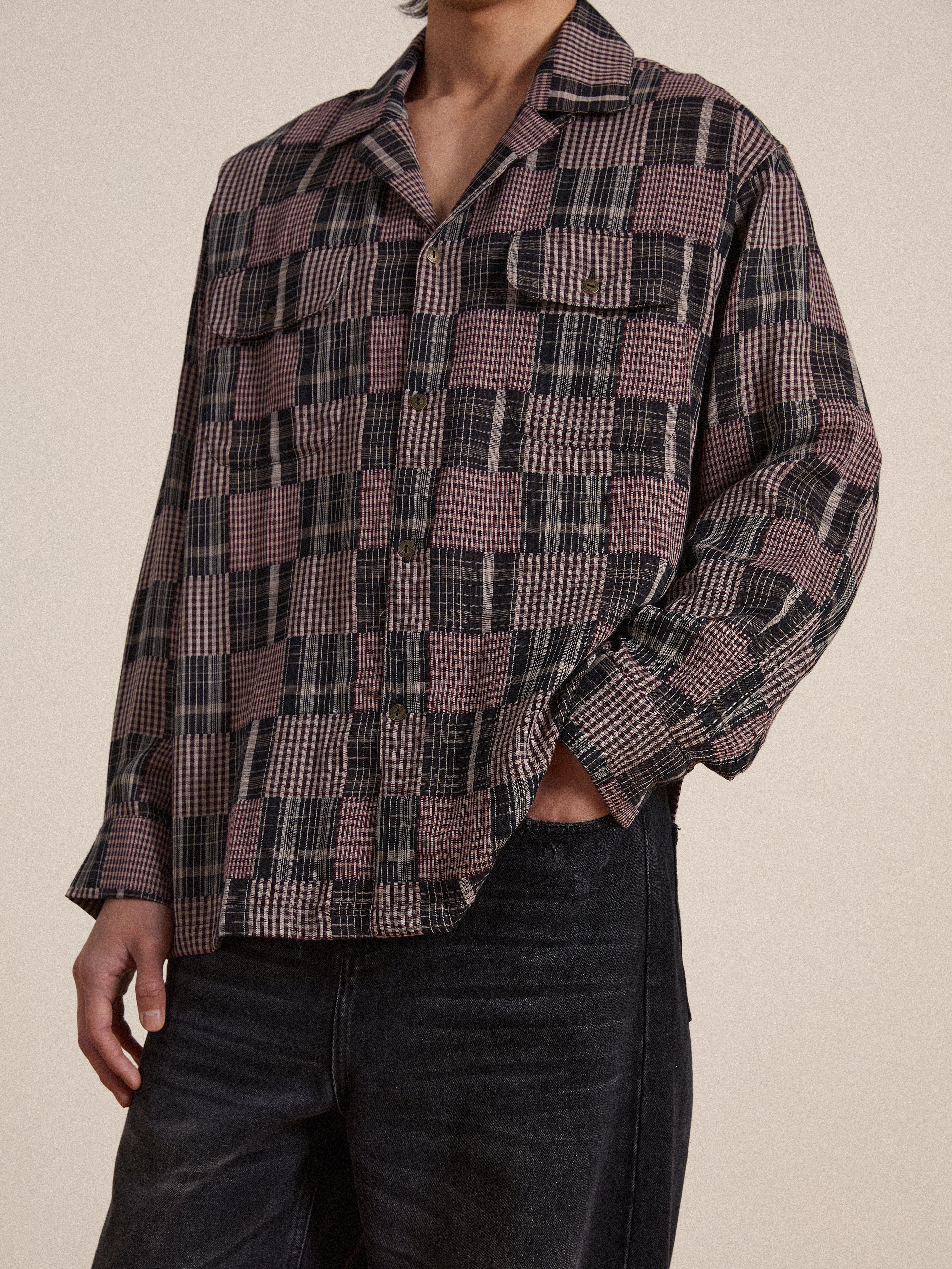 Multi-Flannel LS Camp Shirt - Image 4