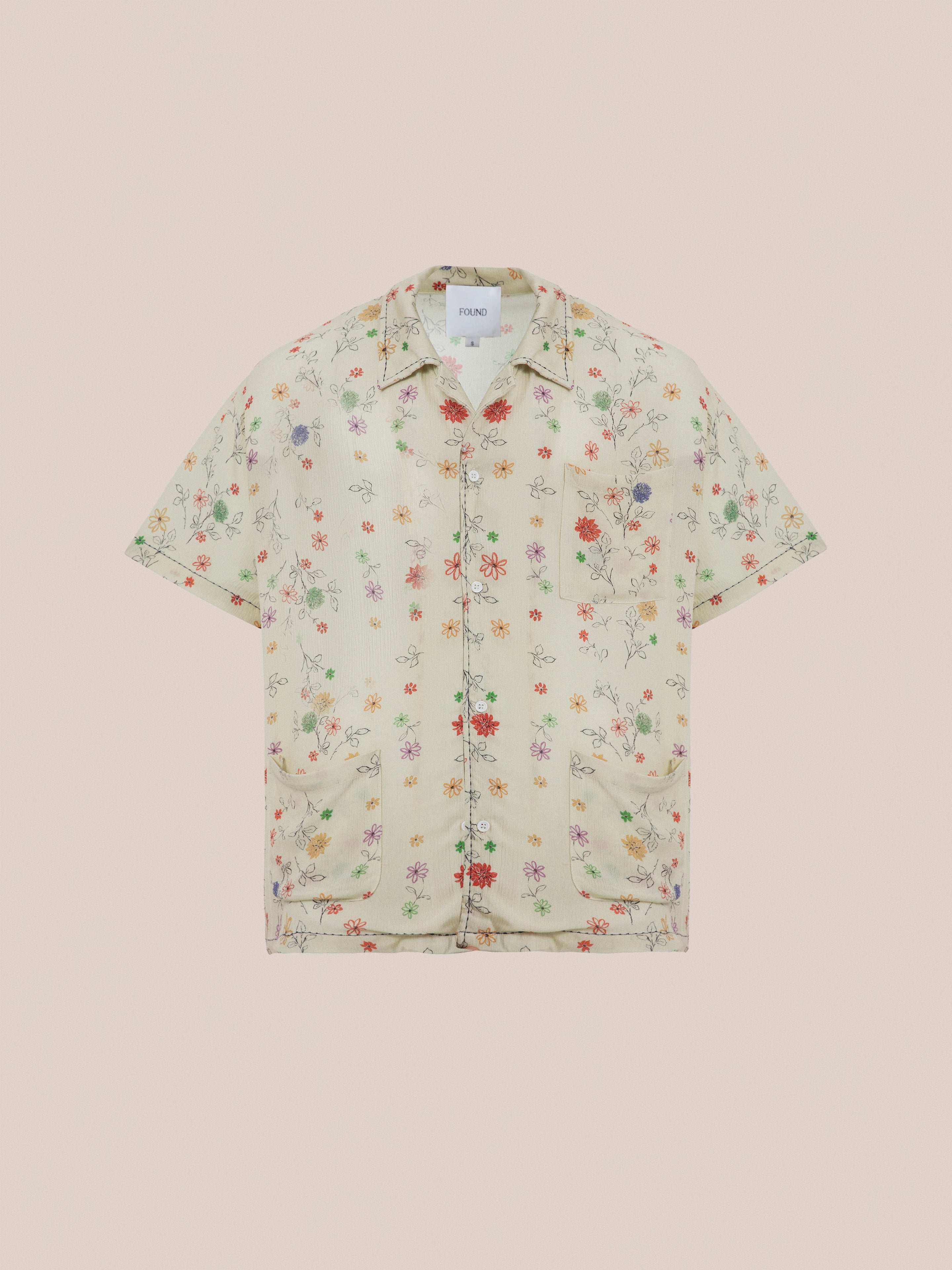 Multi Floral Camp Shirt - Image 6