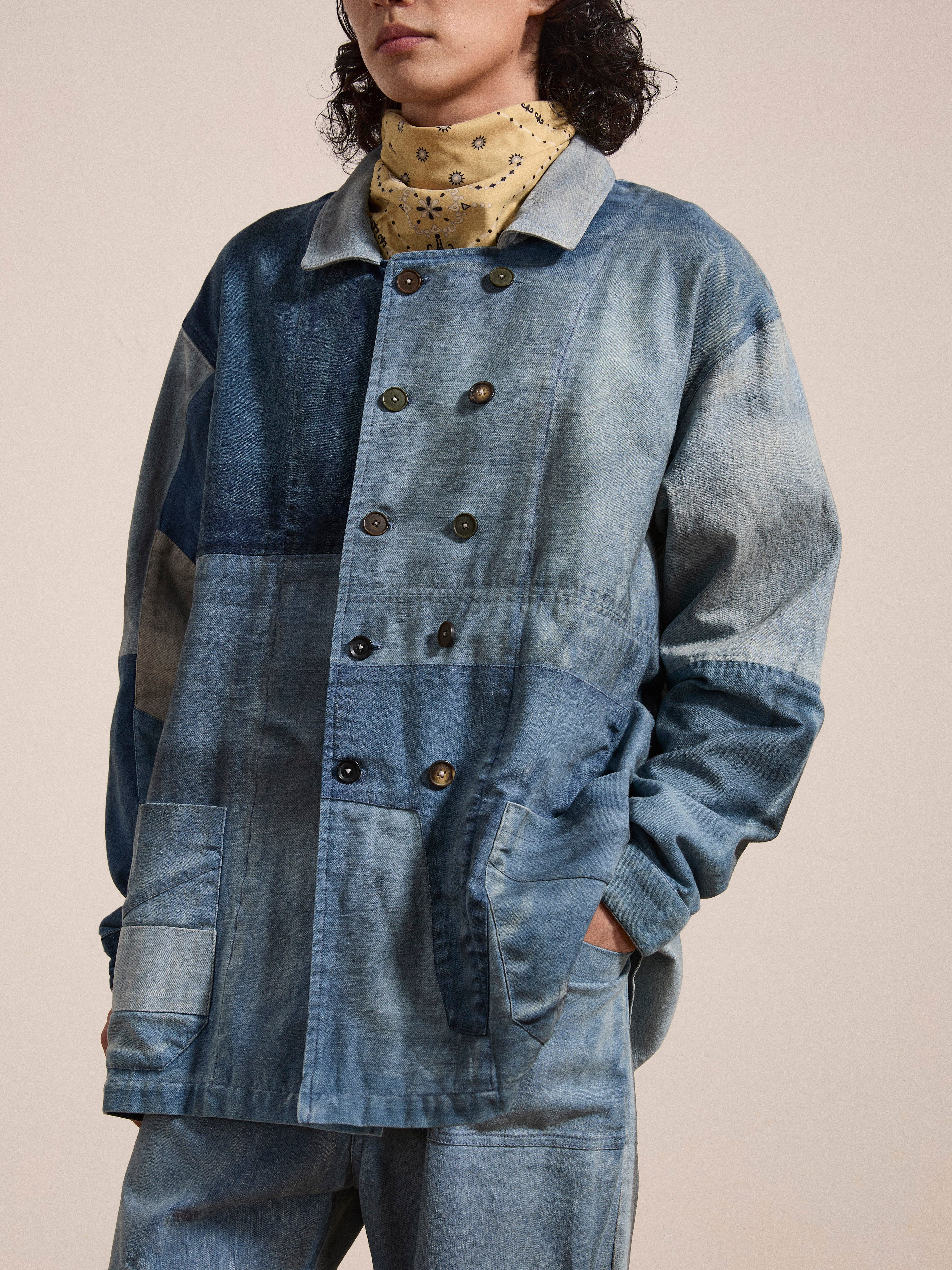 Multi Patch Painters Work Jacket - Image 4